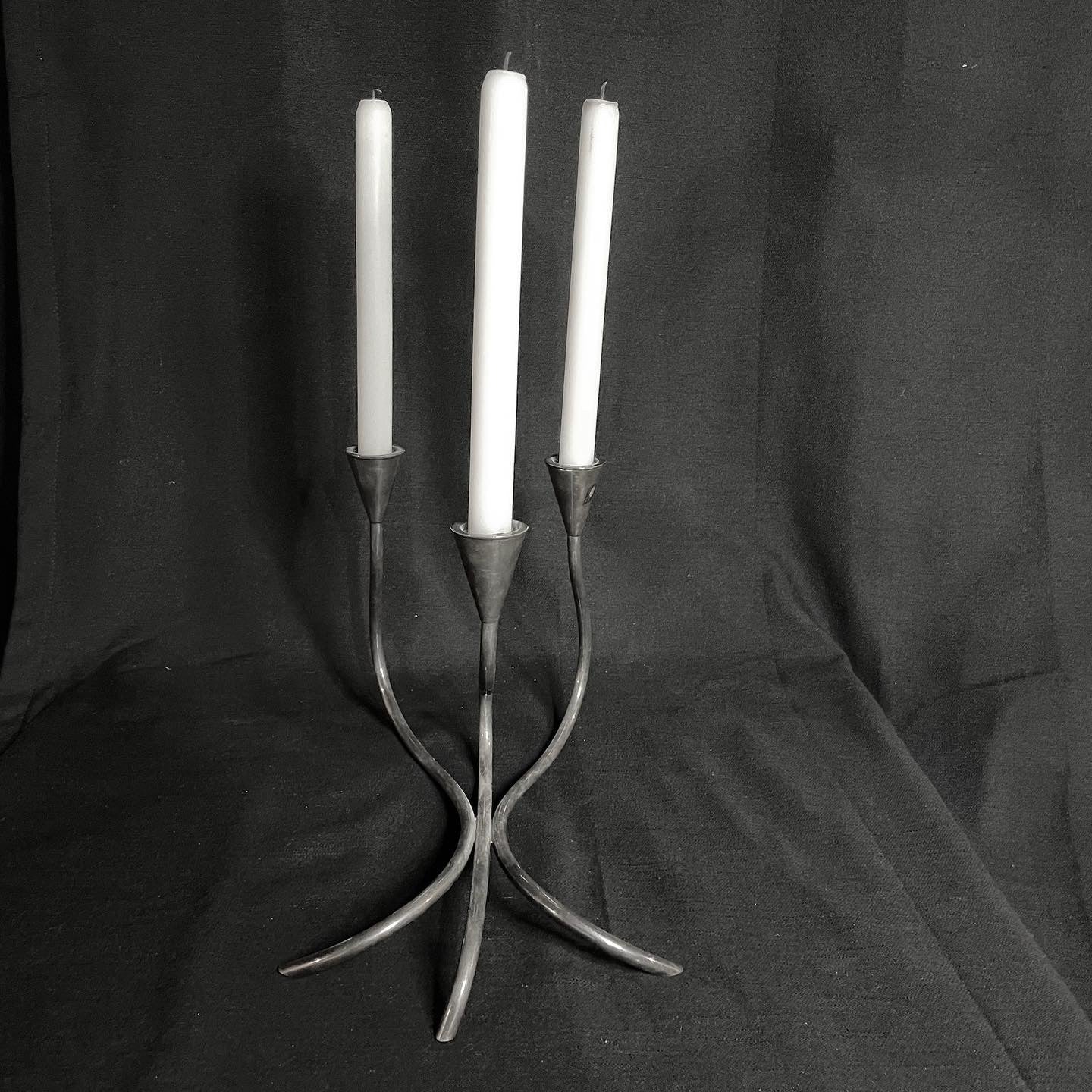 Carl Christensen Danish Modern Silver Candlelabra