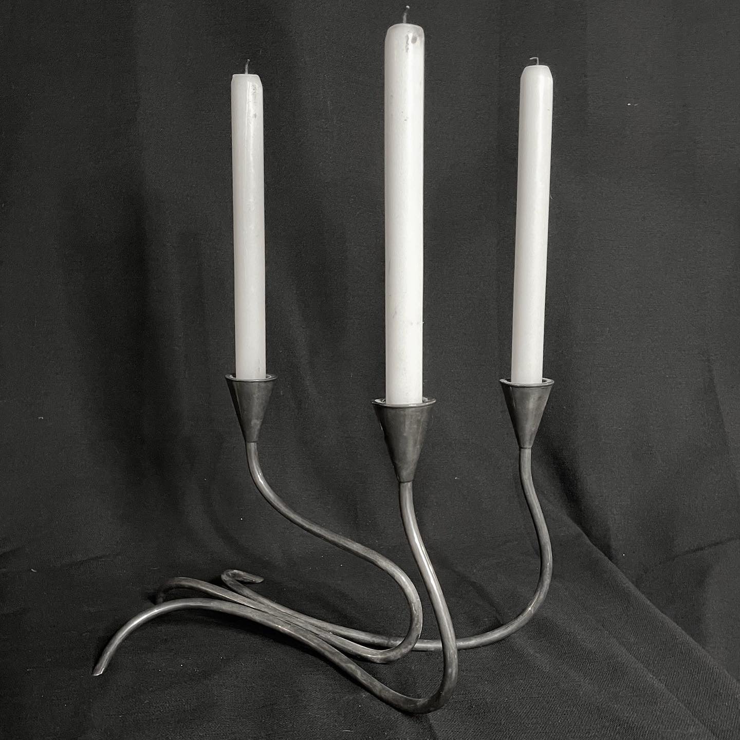 Carl Christensen Danish Modern Silver Candlelabra