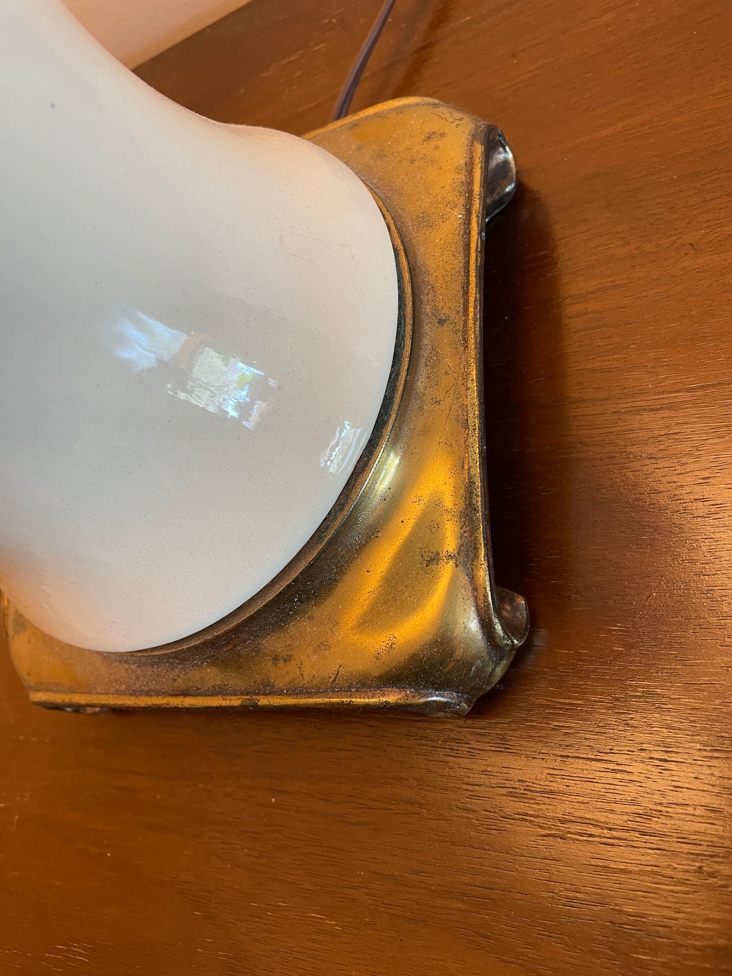 Ceramic & Brass Lamp