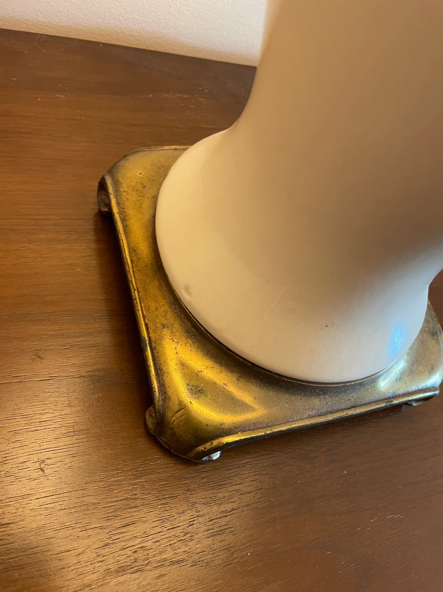 Ceramic & Brass Lamp