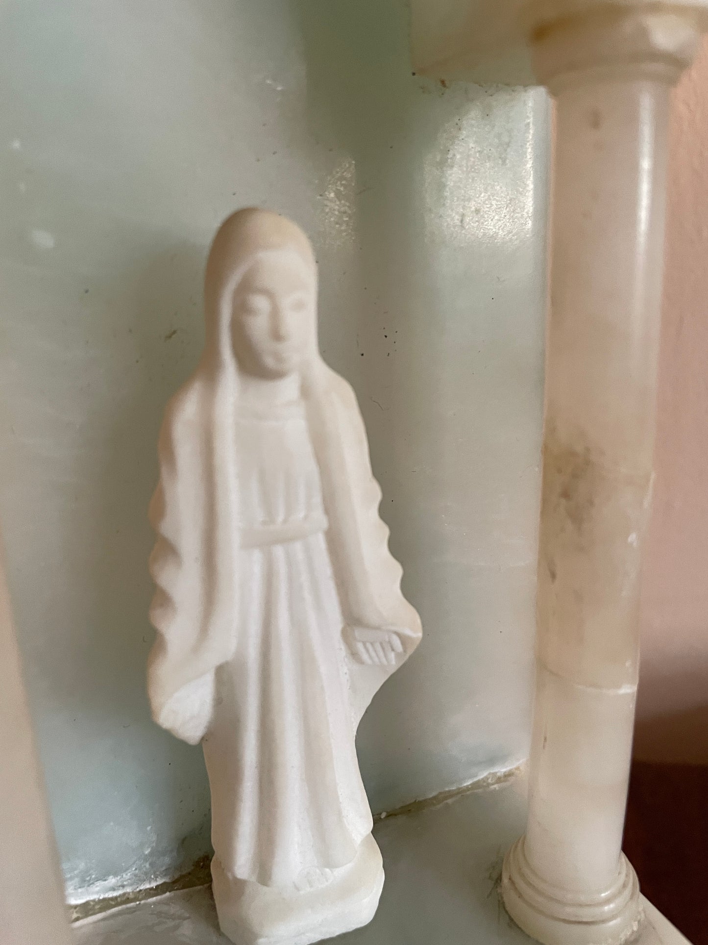 Italian Marble Virgin Mary