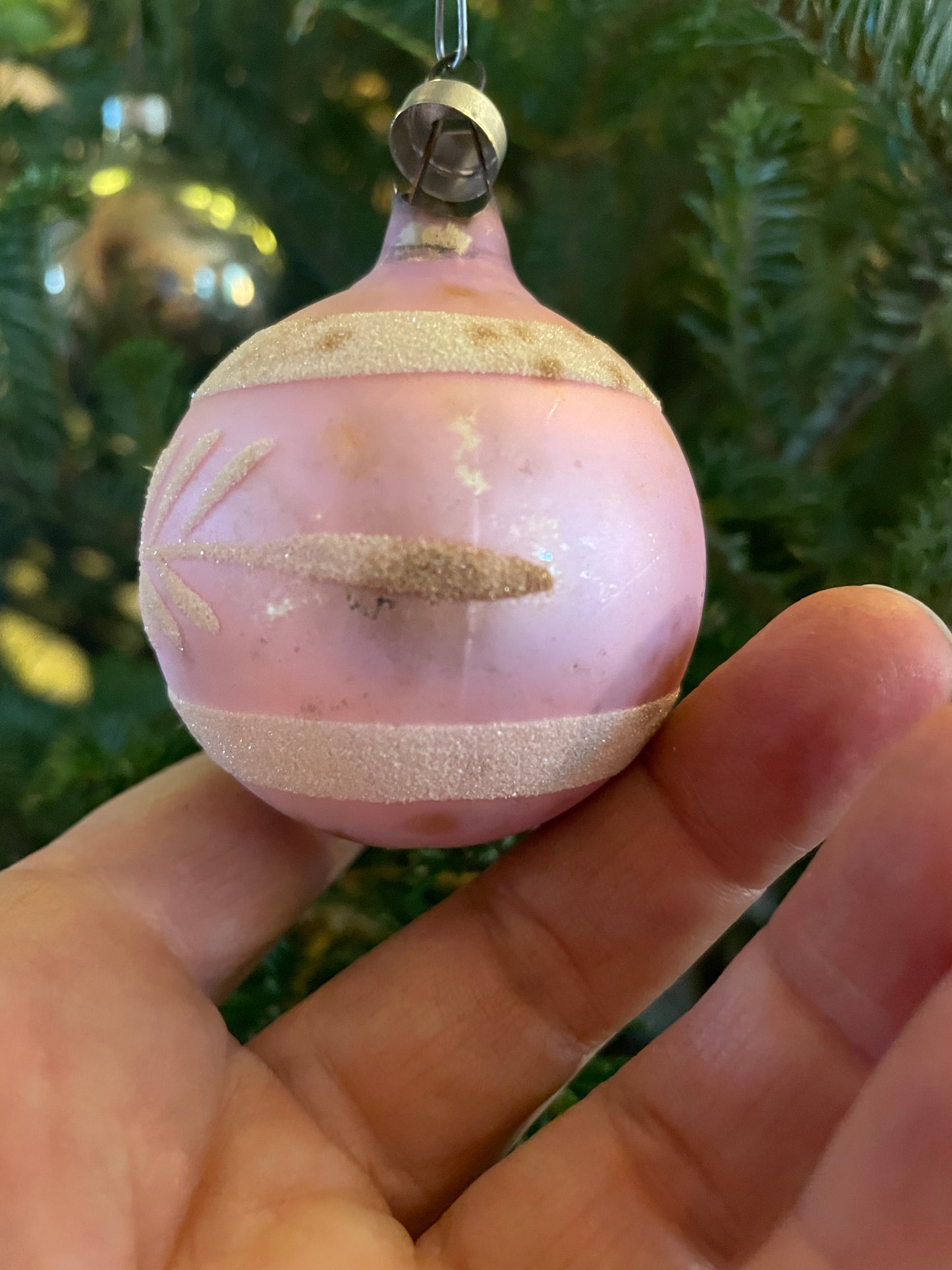 Set of 12 Glass Holiday Ornaments