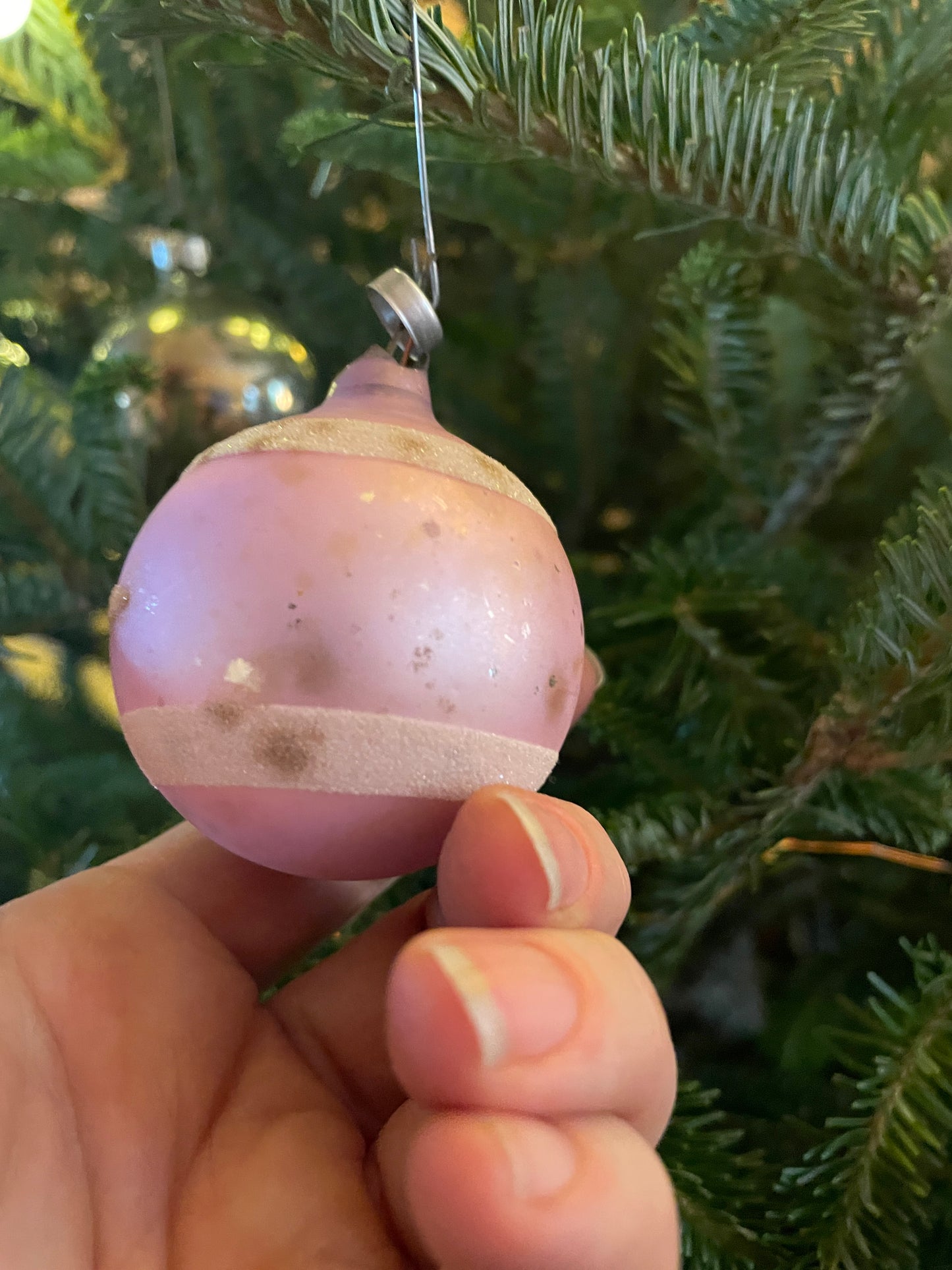 Set of 12 Glass Holiday Ornaments