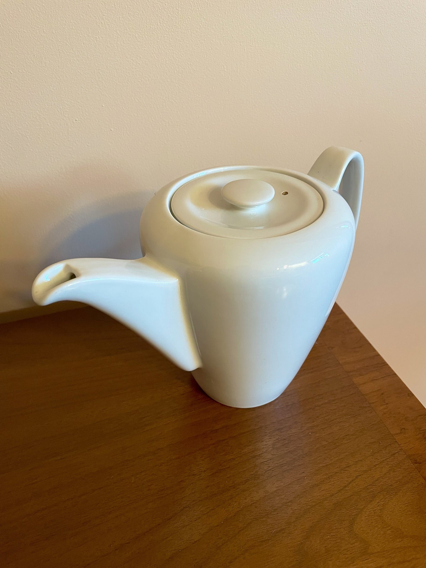 Porcelain Coffee Pot with Silver-Plated Cozy