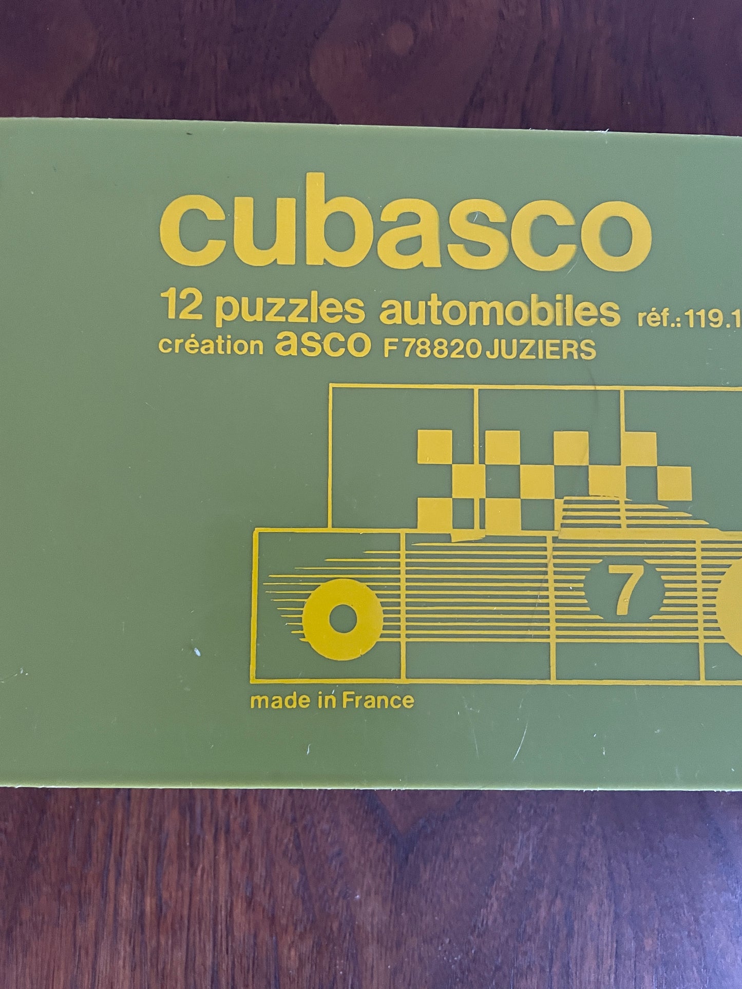 French Automobile Cubasco Puzzles