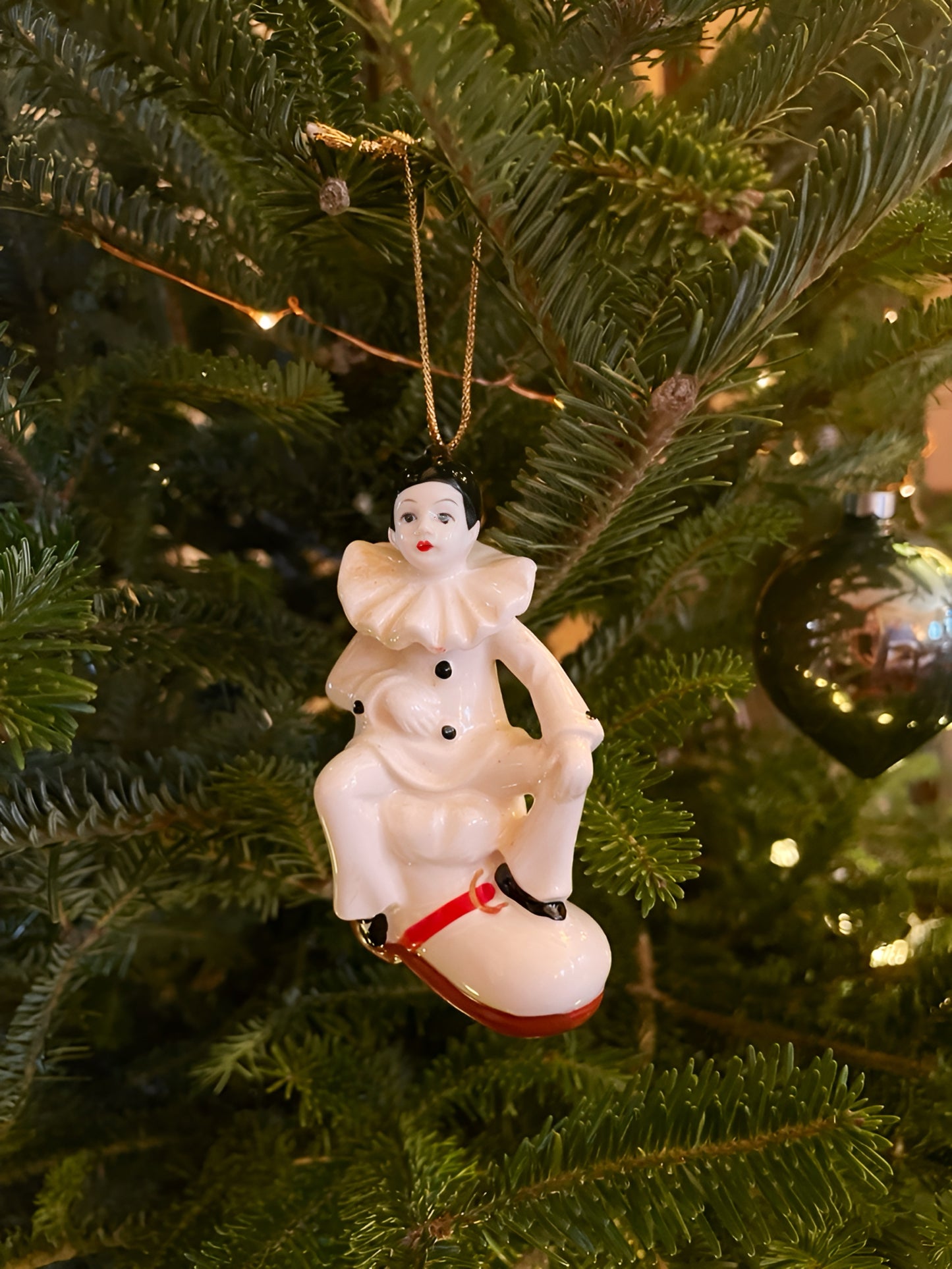 Pierrot French Clown Holiday Ornament