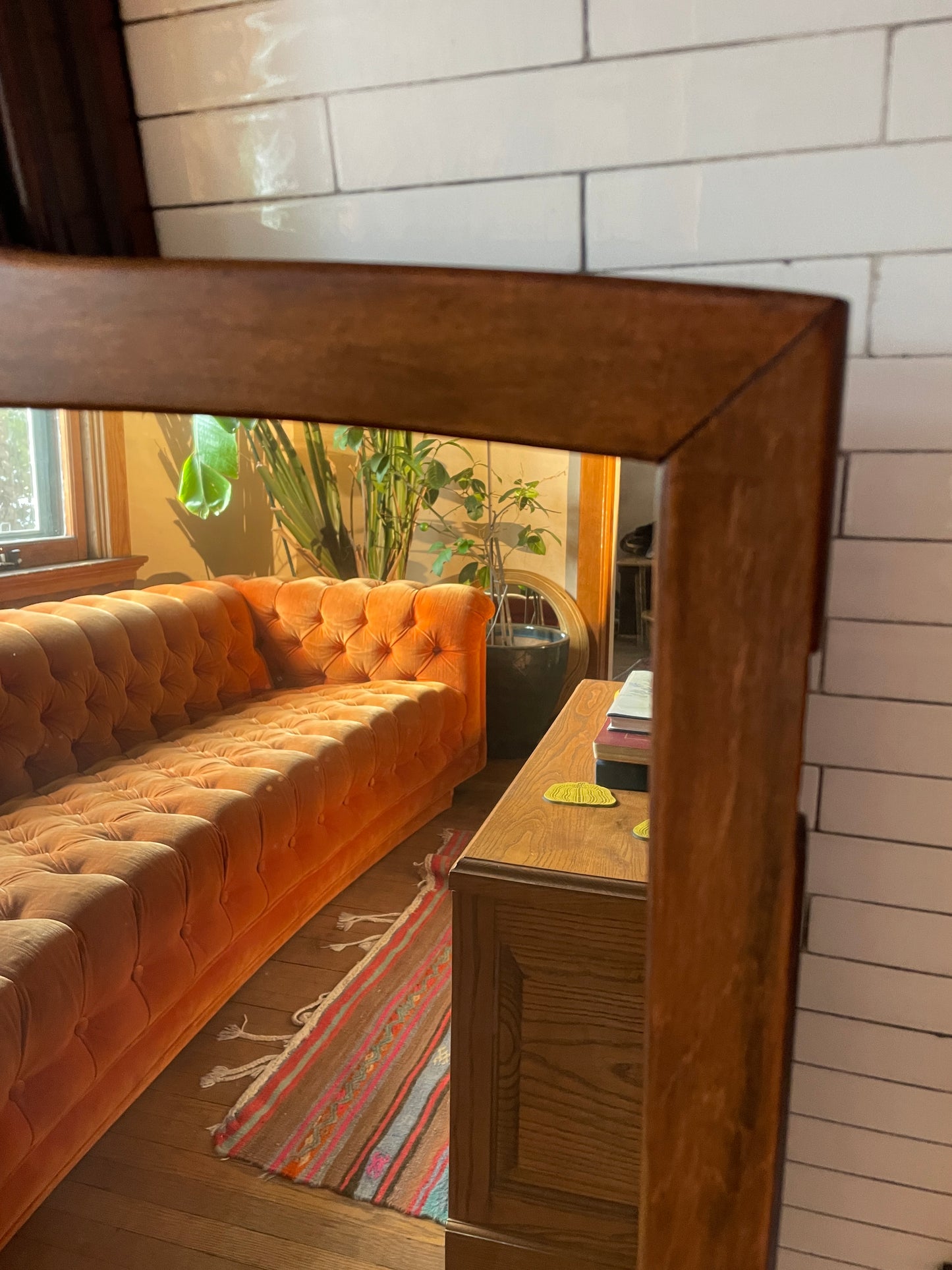 Solid Wood Framed Mirror