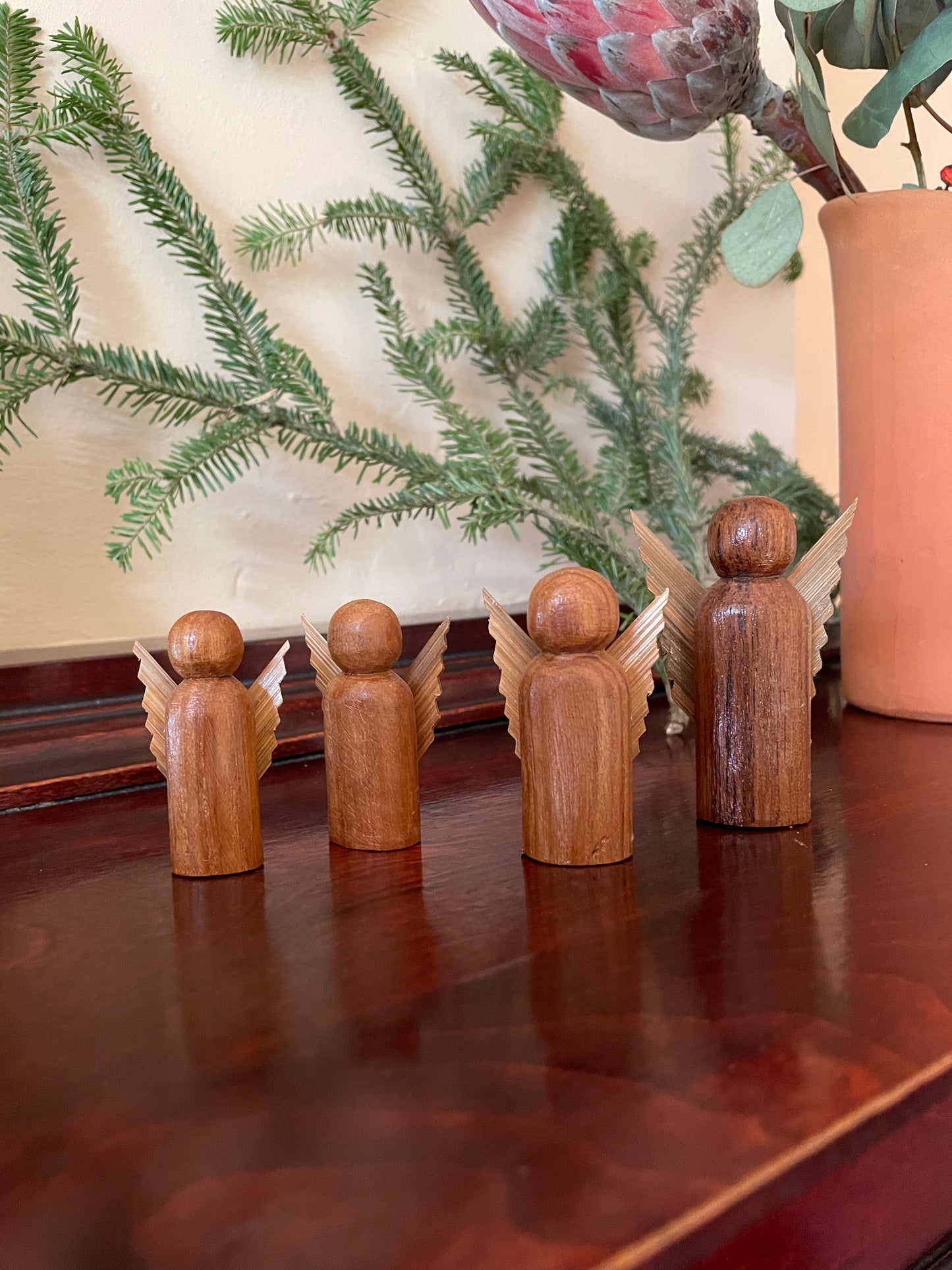 Handmade Wooden Angels