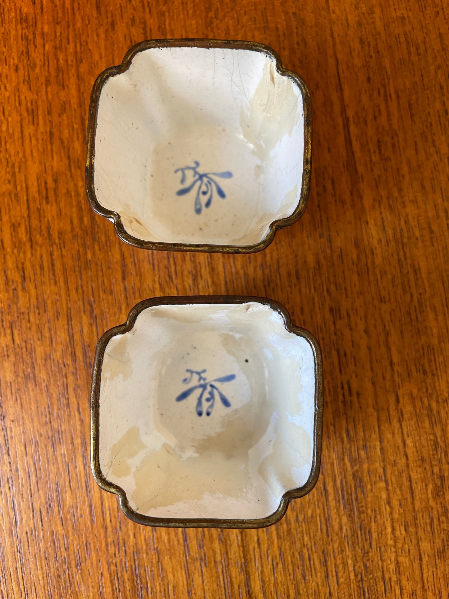 Pair of Tiny Delicate Porcelain Cups