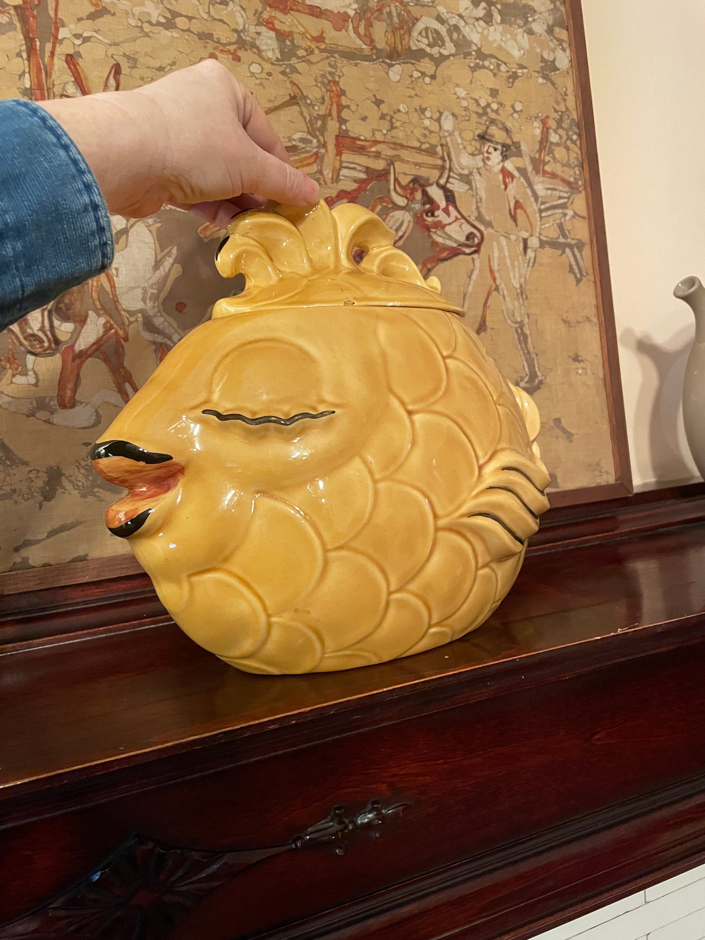 Fish Cookie Jar/Canister