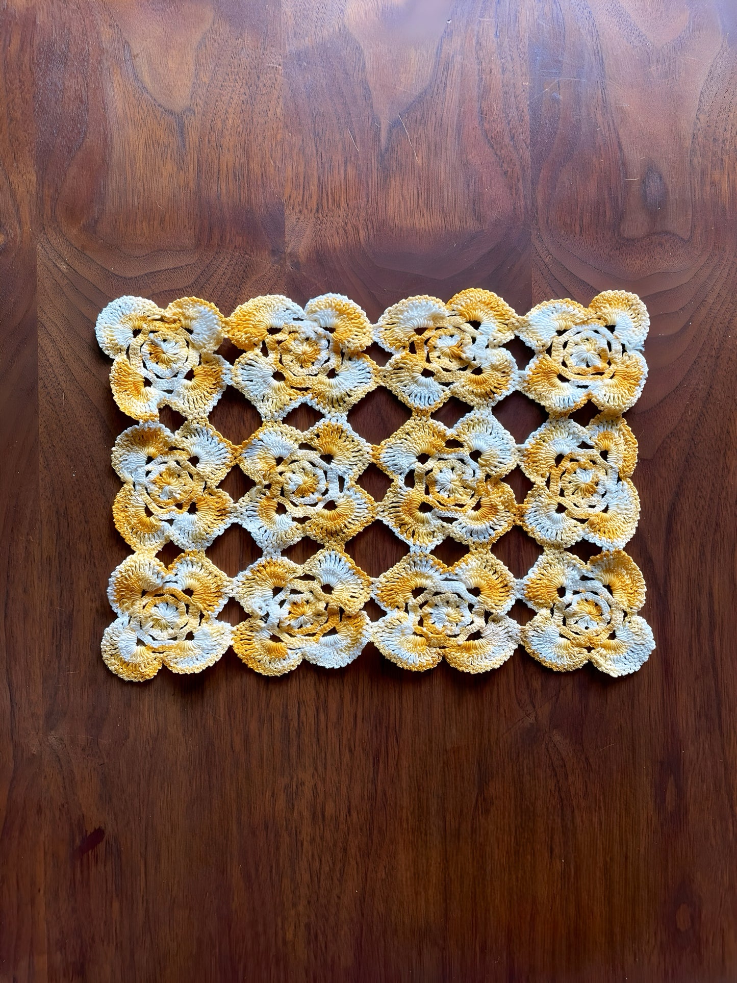 Orange & Cream Doilies