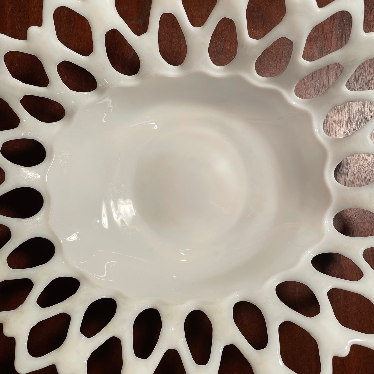 Glass Lattice Bowl