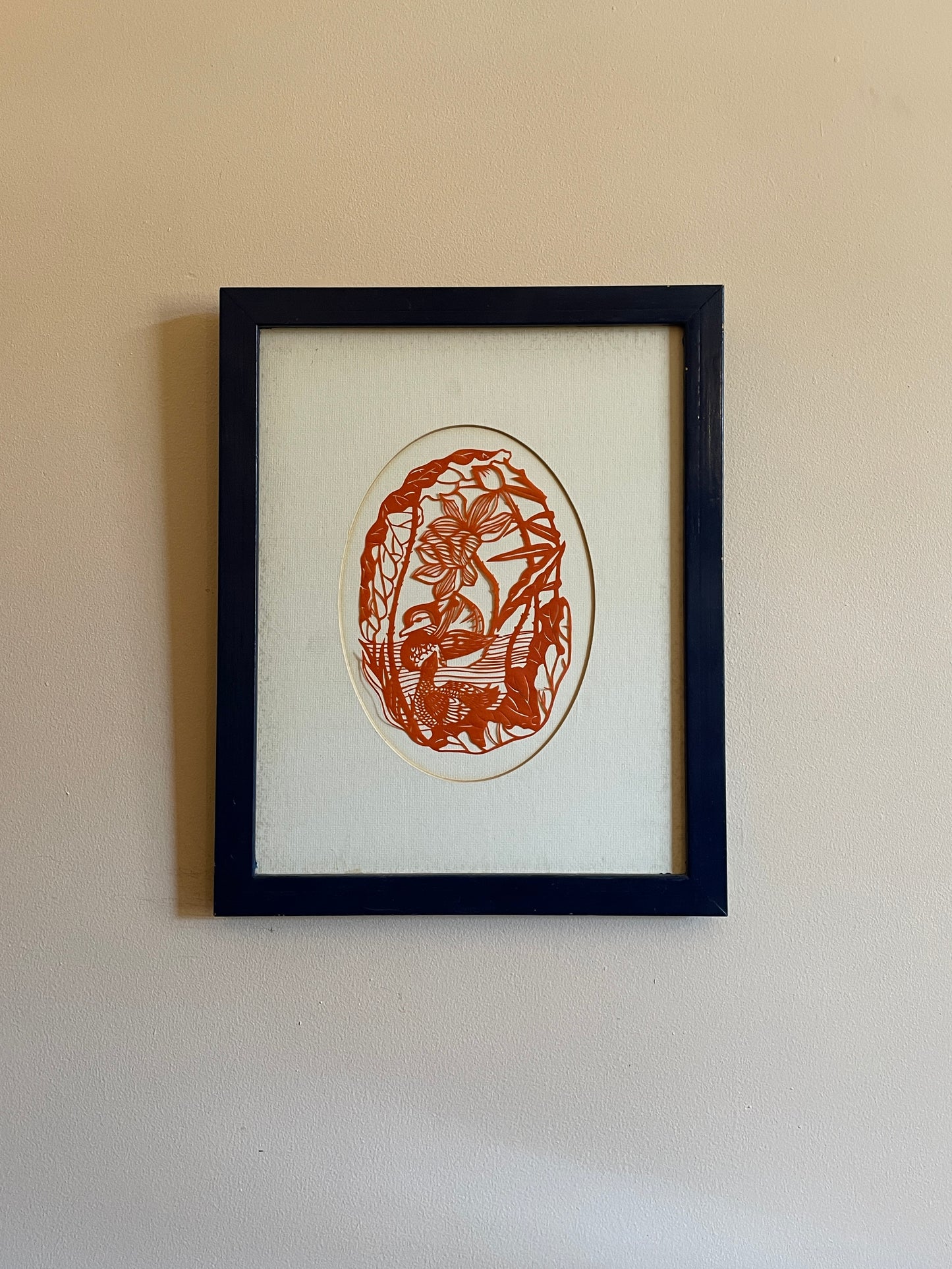 Framed Chinese Paper-Cut