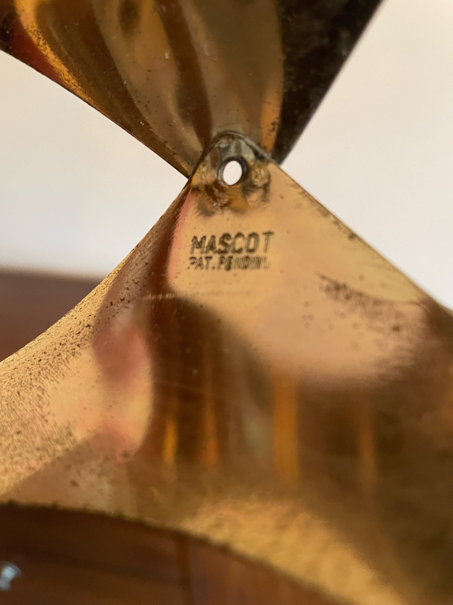 Mascot Midcentury Brass Candleholder