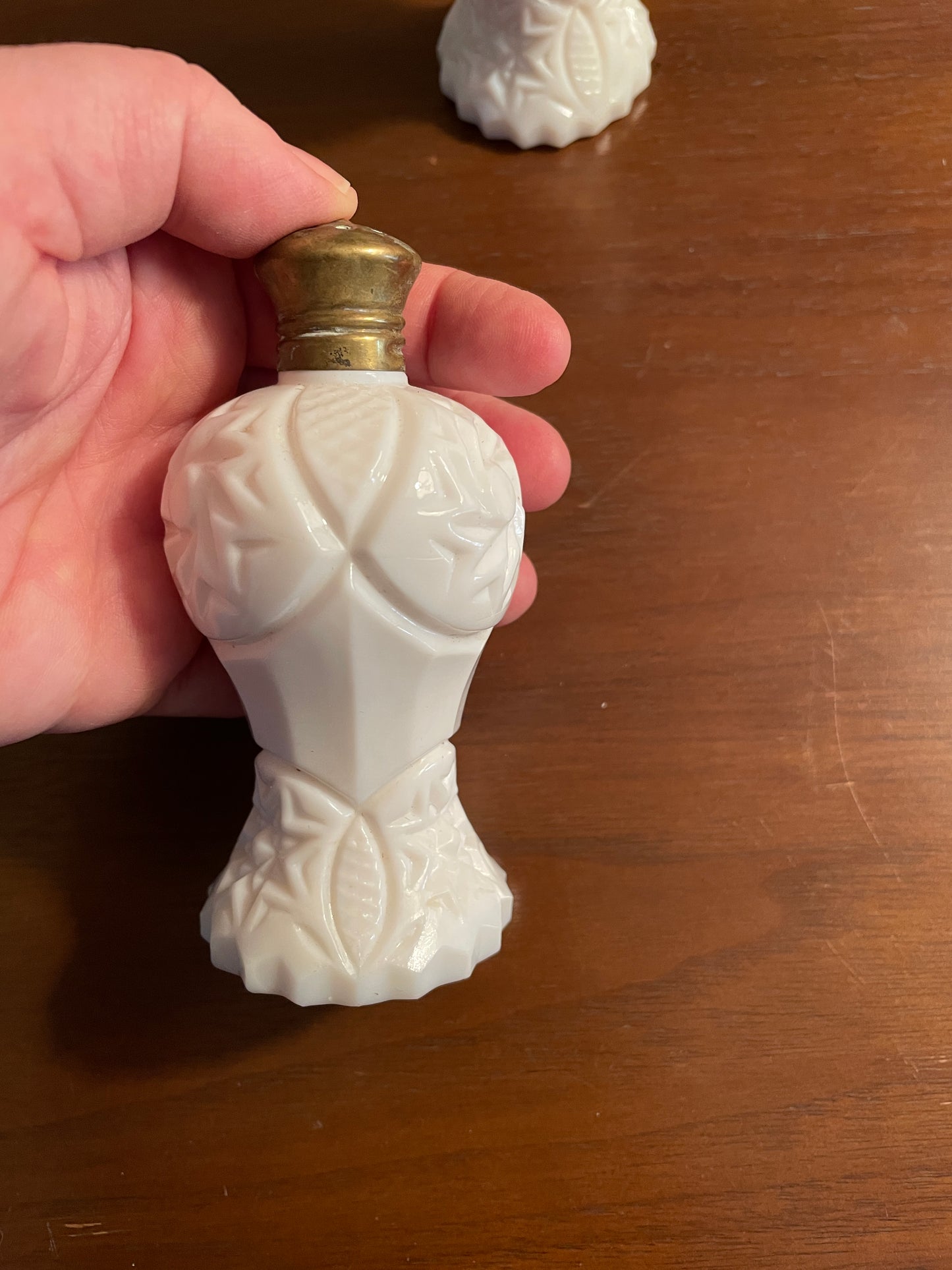 Milk Glass Salt & Pepper Shakers