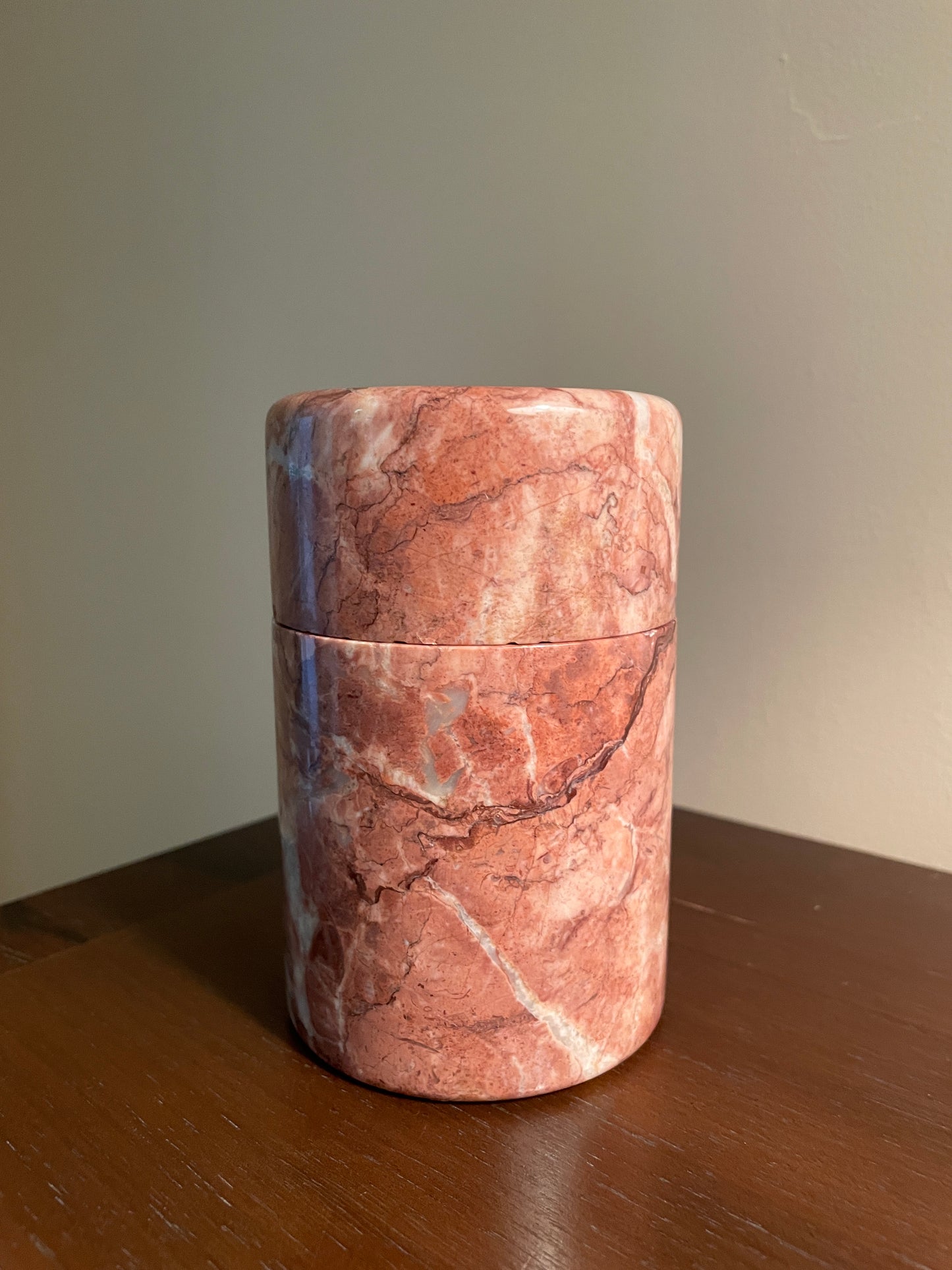 Pink Marble Canister