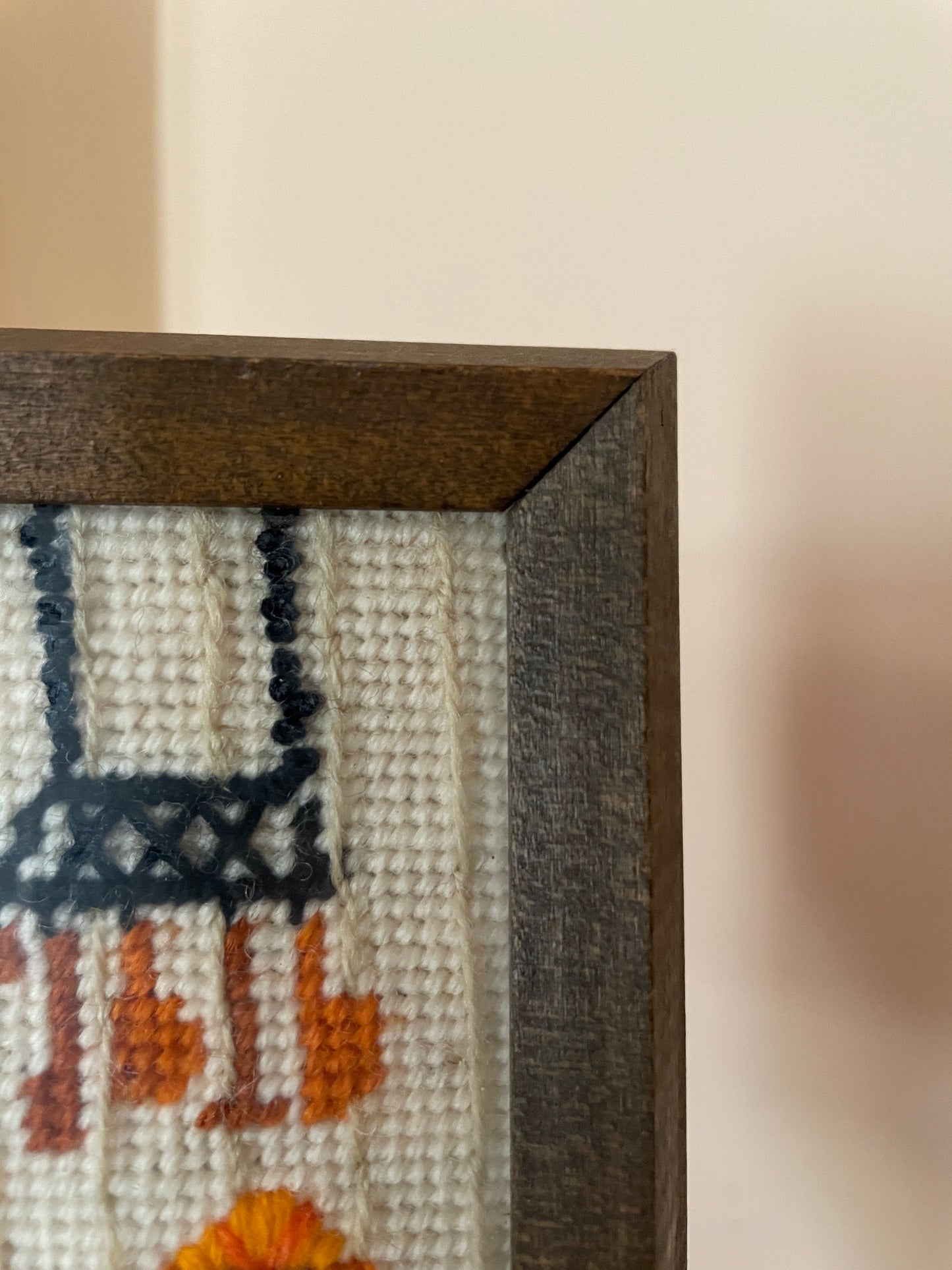 Embroidered Kitchen Scene