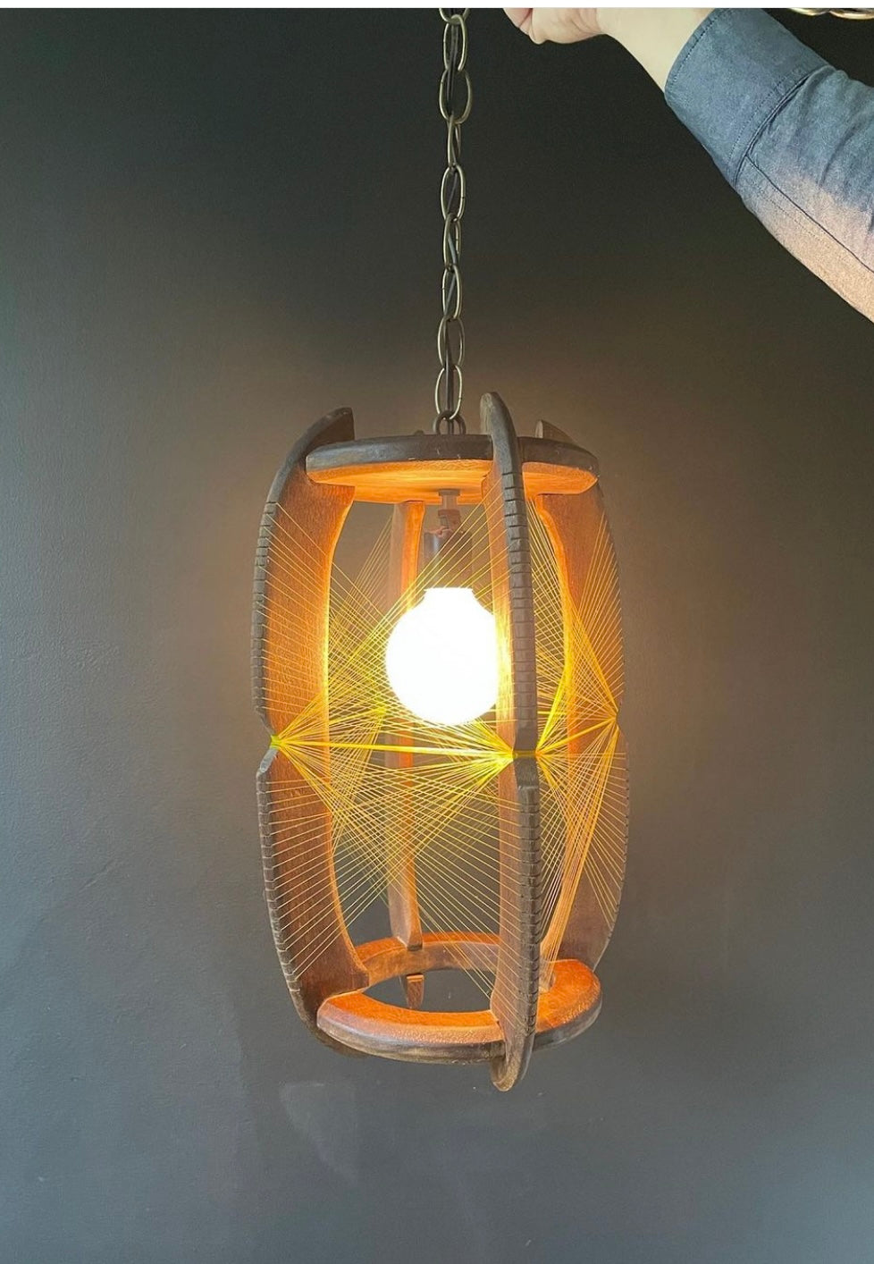 MCM Swag Lamp