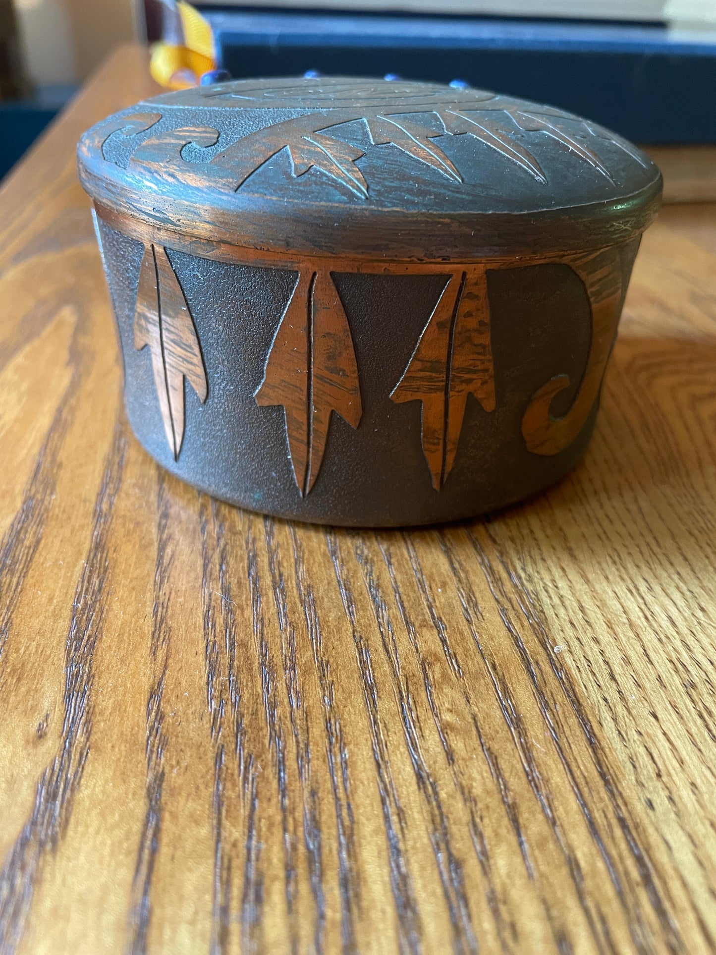 Chilean Copper Trinket Box