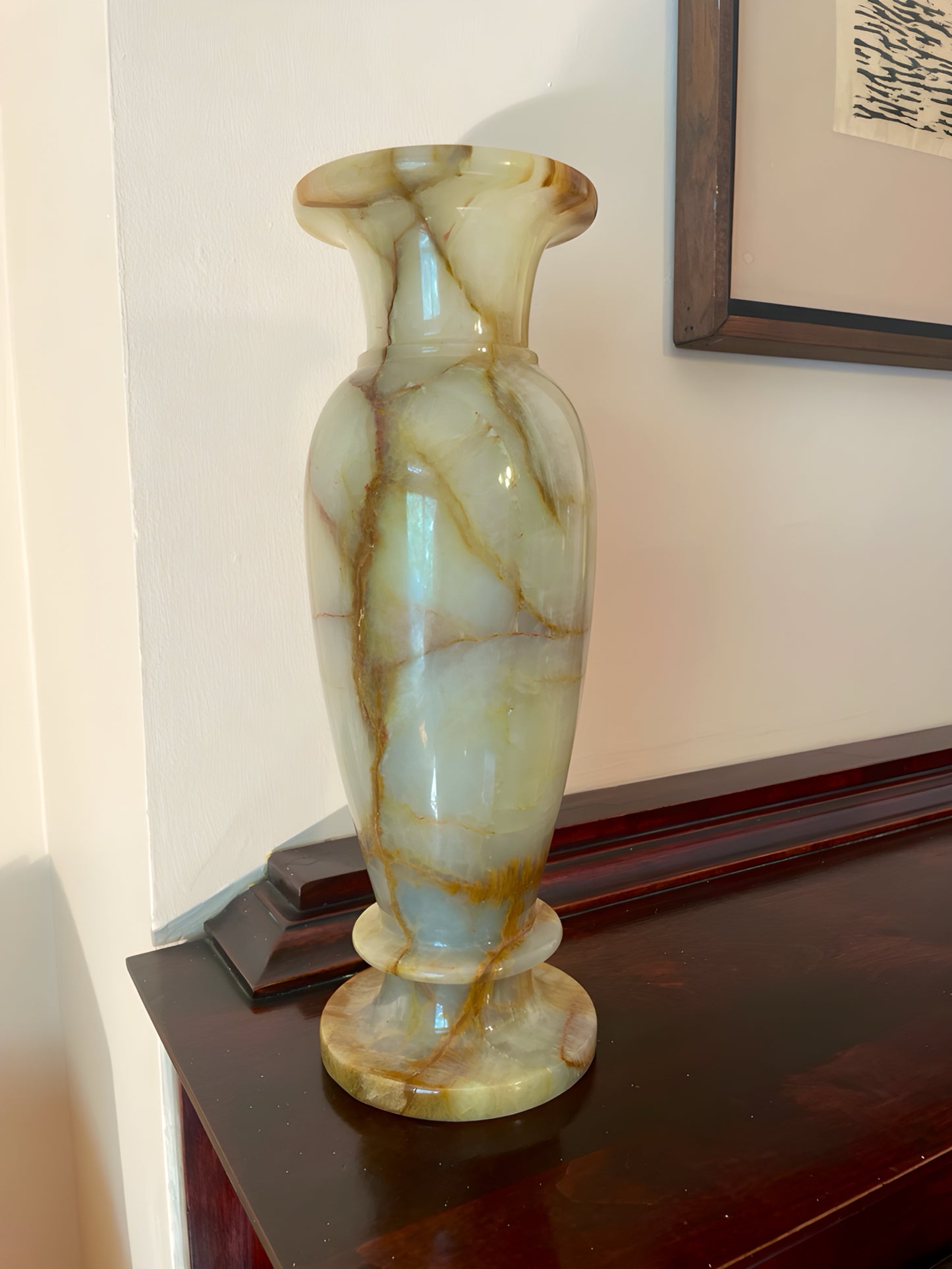 Solid Onyx Marble Vase