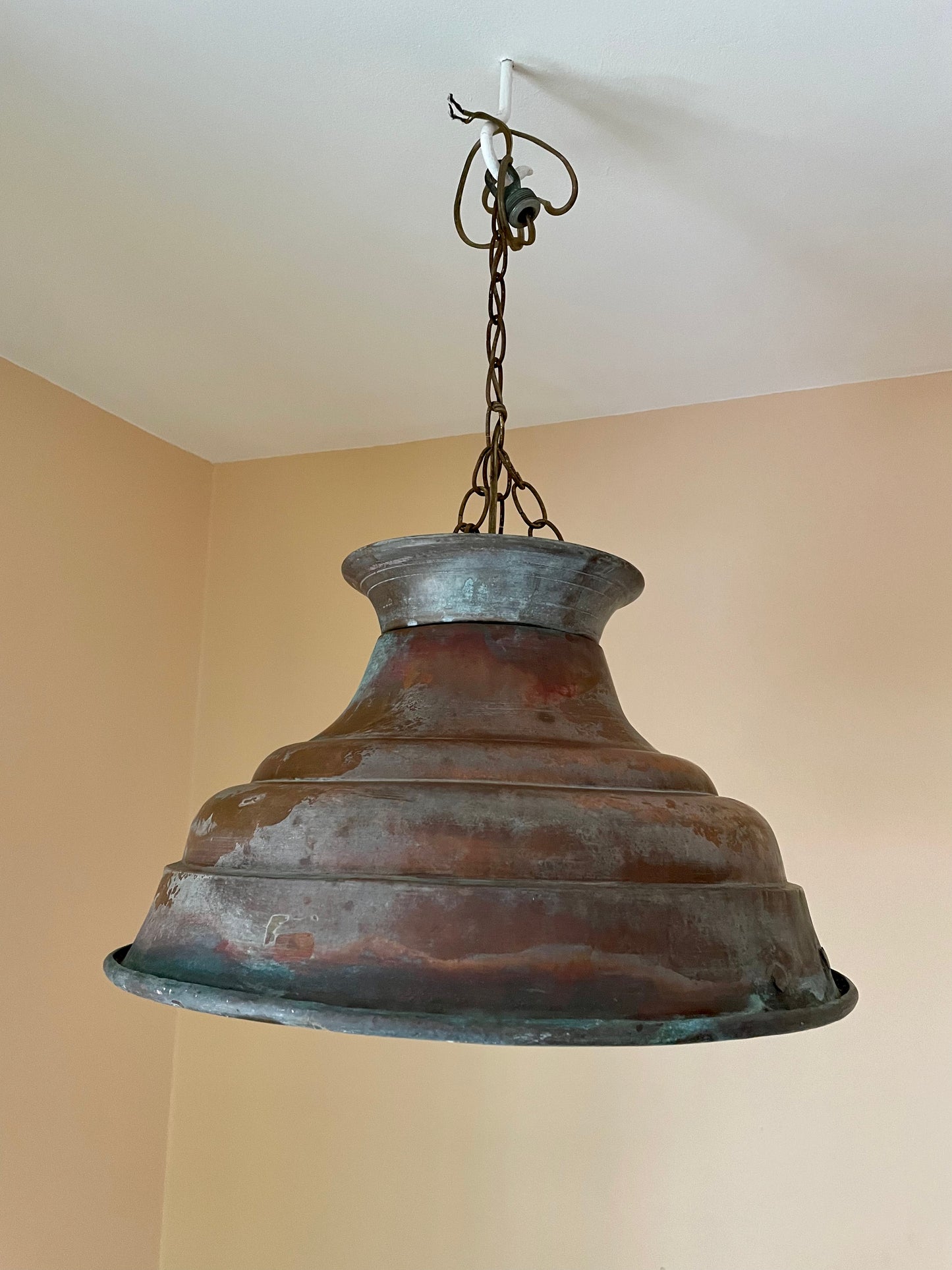 Industrial Copper Pendant