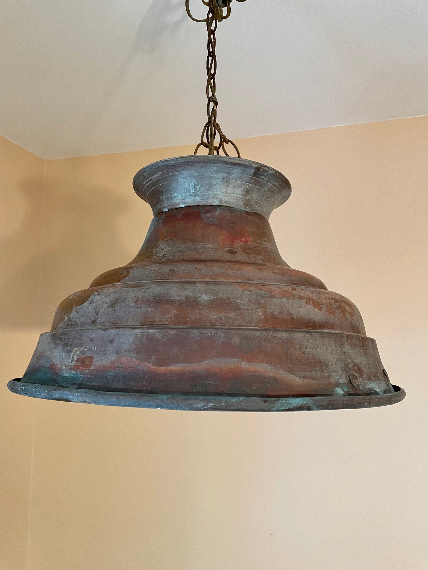 Industrial Copper Pendant