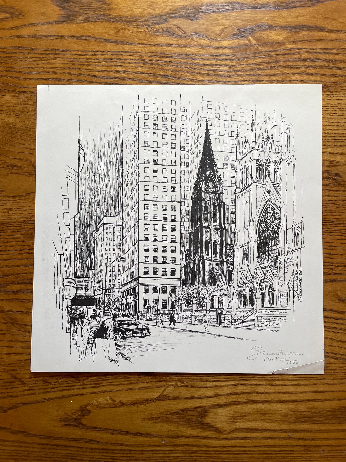 1978 J Howard Miller Pittsburgh Print, 112/250