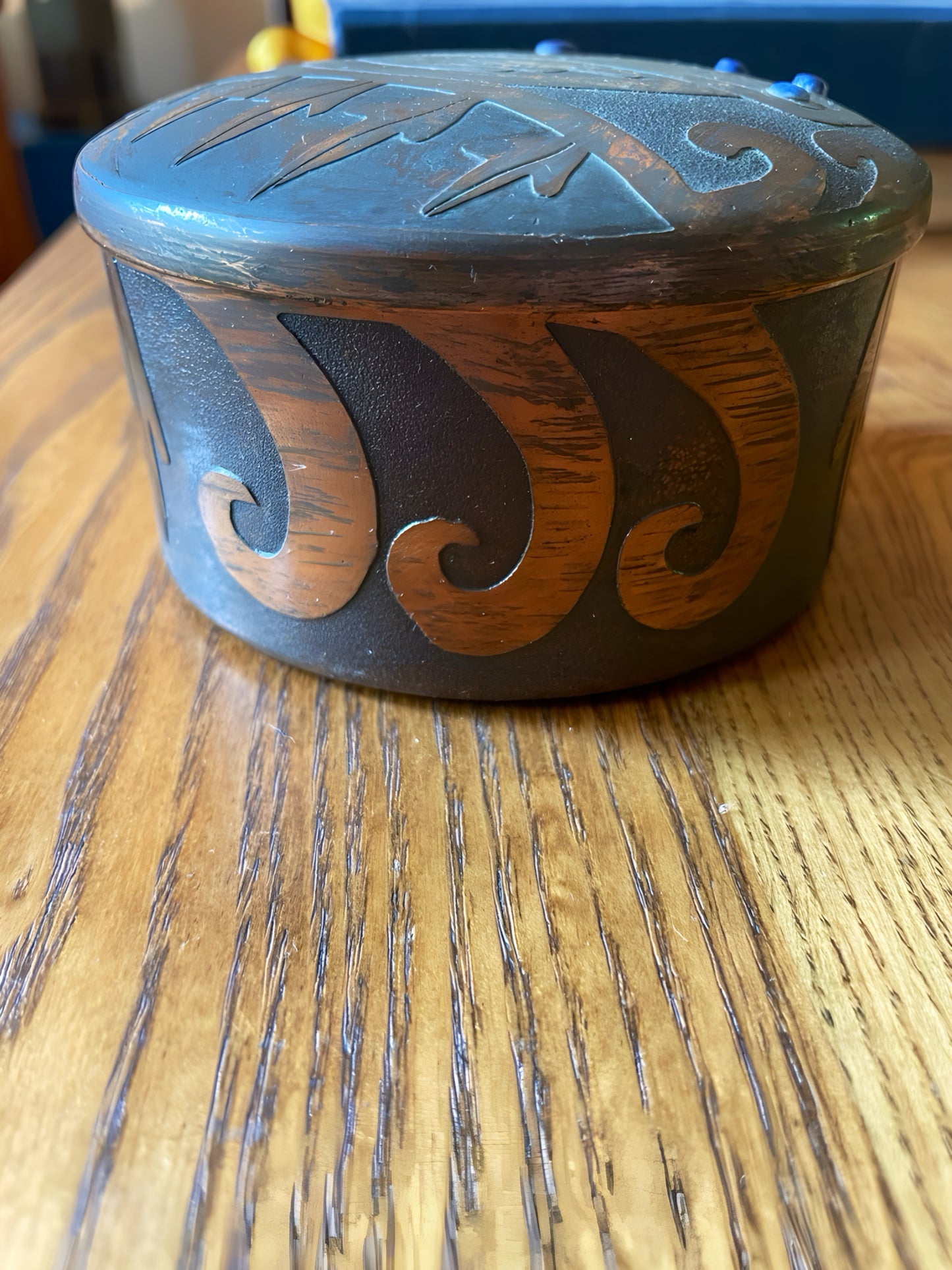 Chilean Copper Trinket Box