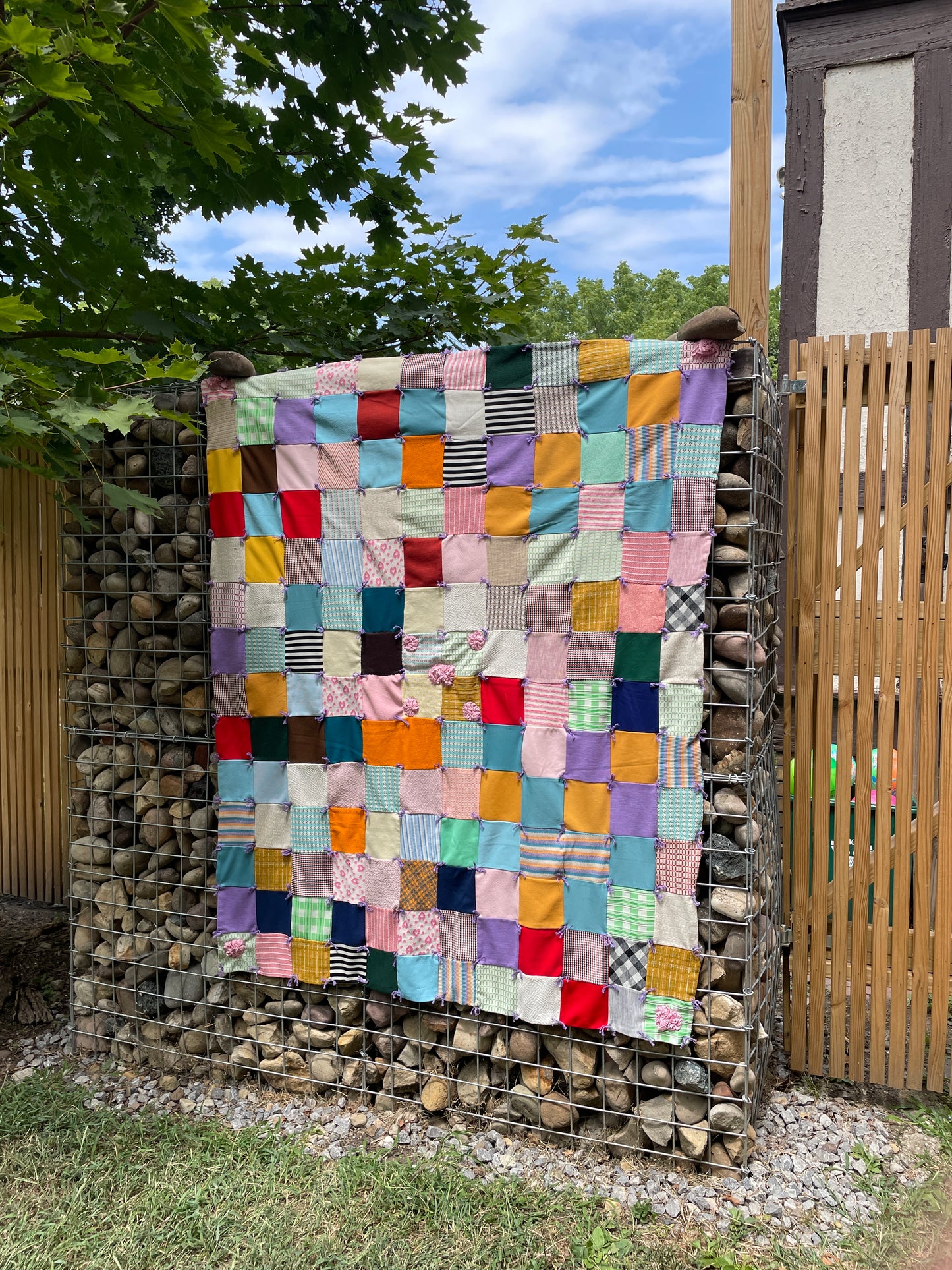 Mid-Century Block Quilt