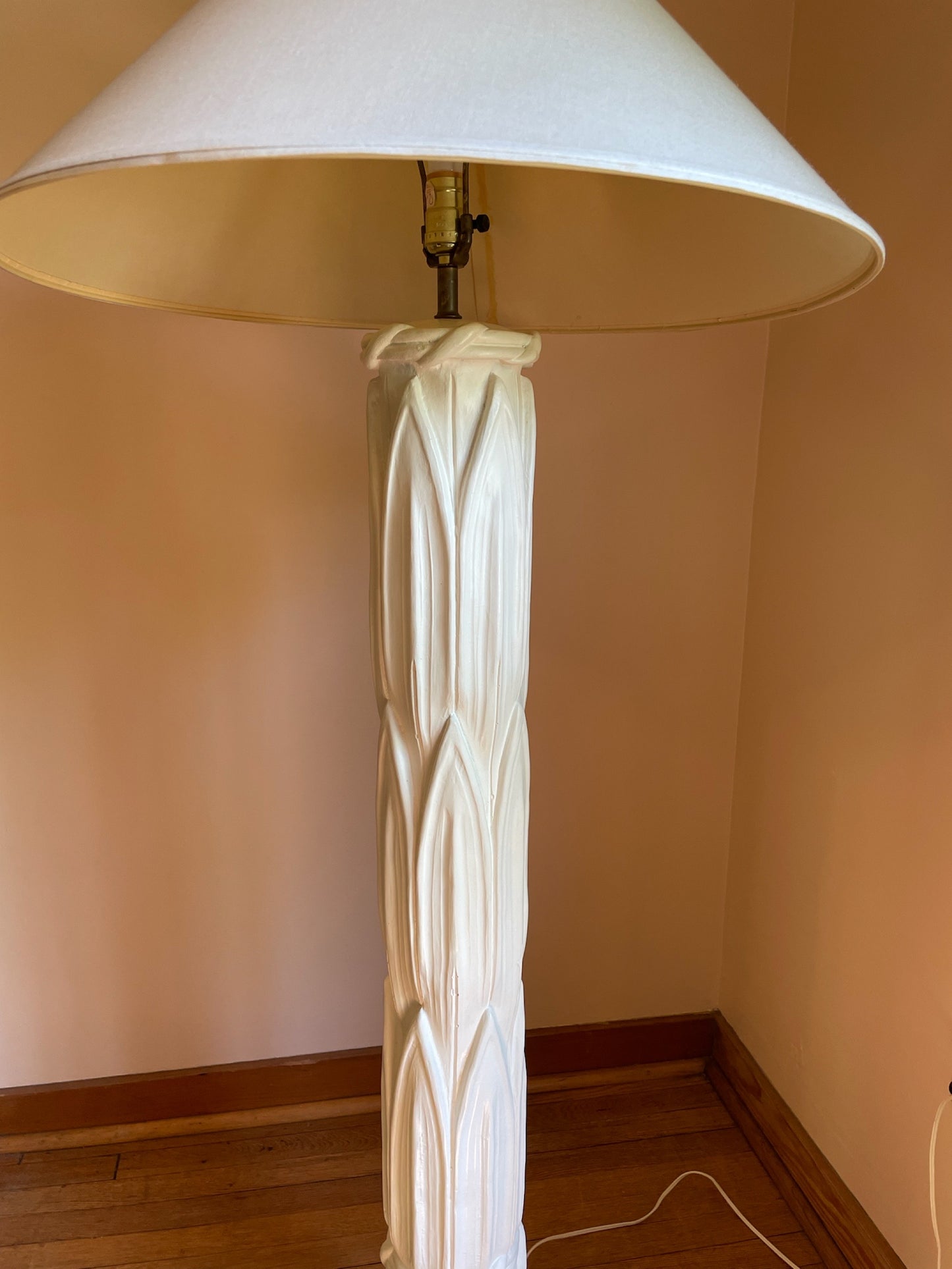 80's Plaster Floor Lamp