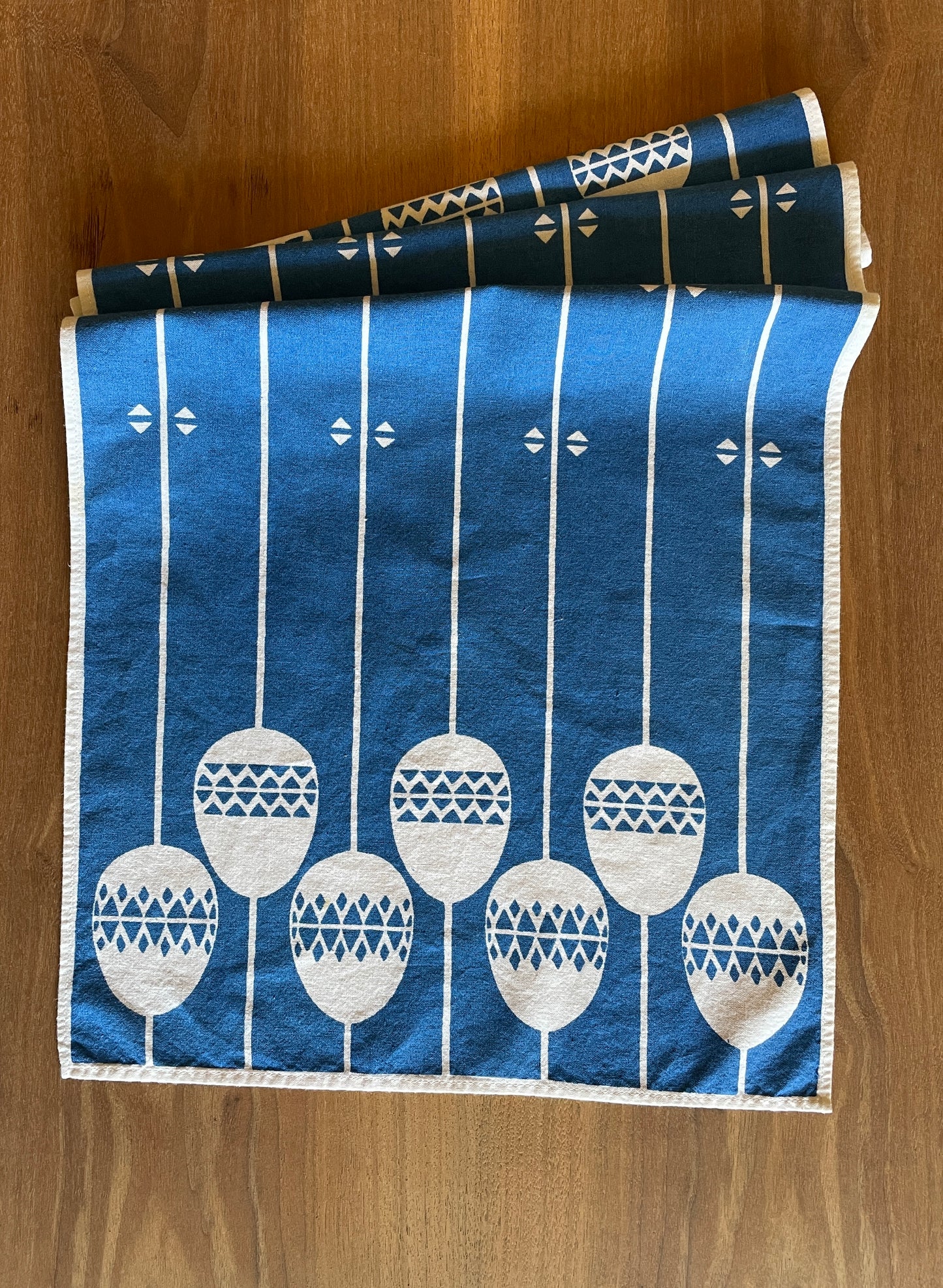 Blue Easter Tea Towel