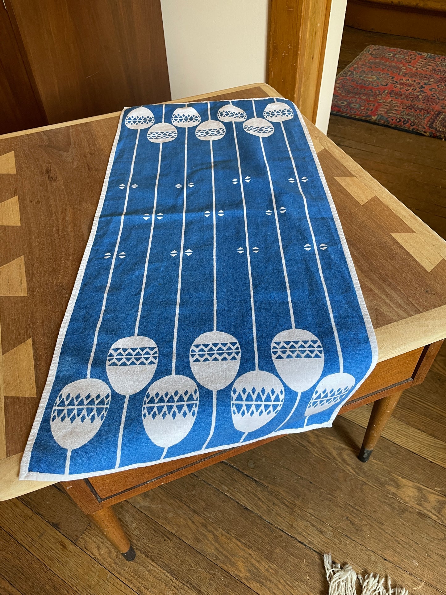 Blue Easter Tea Towel