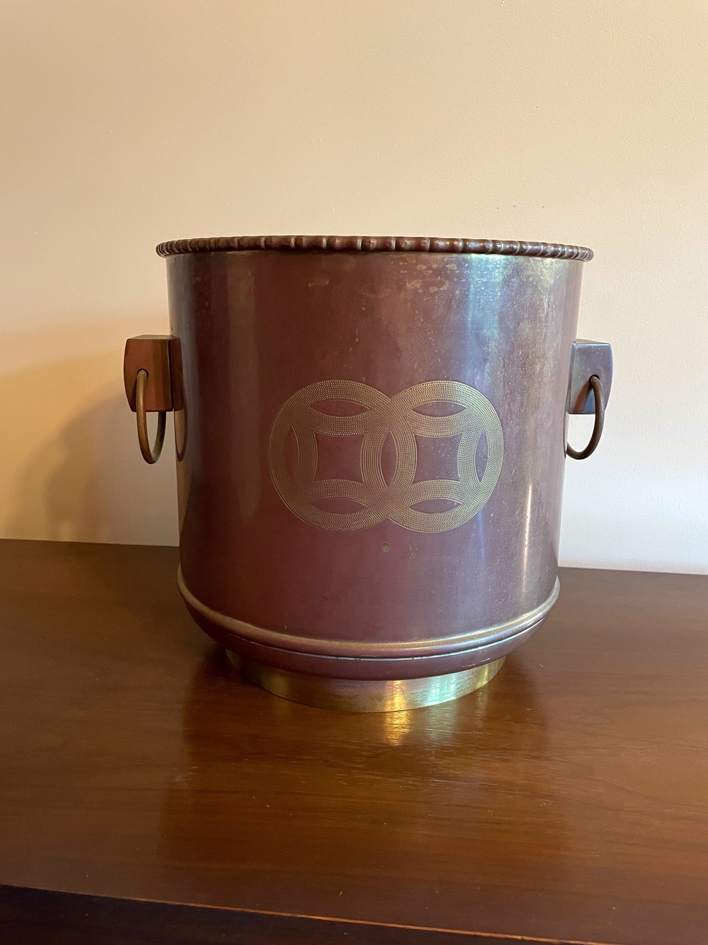 Large Brass Jardiniere