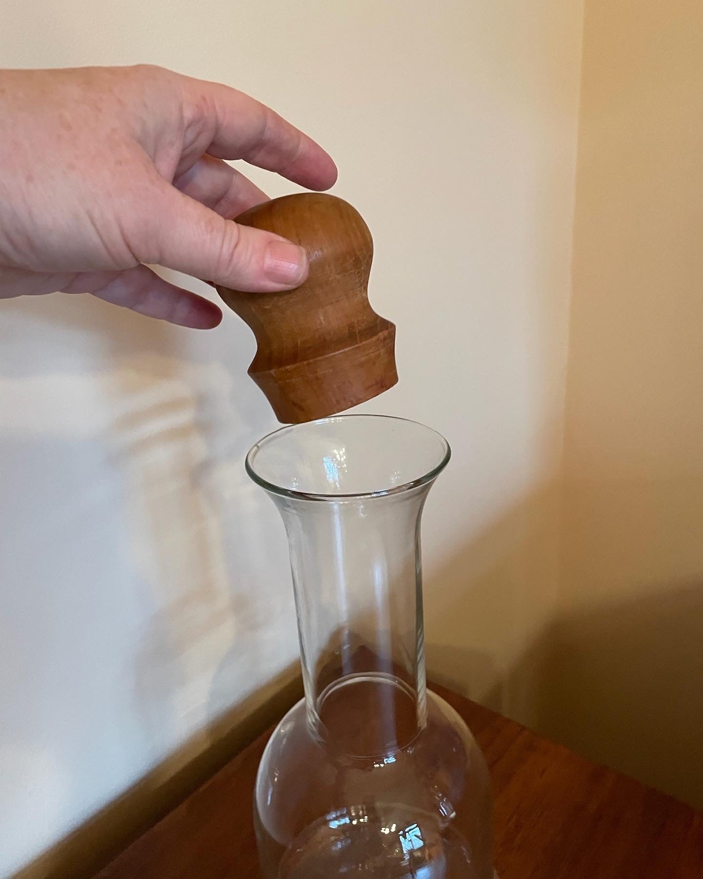 Dansk Carafe with Teak Stopper