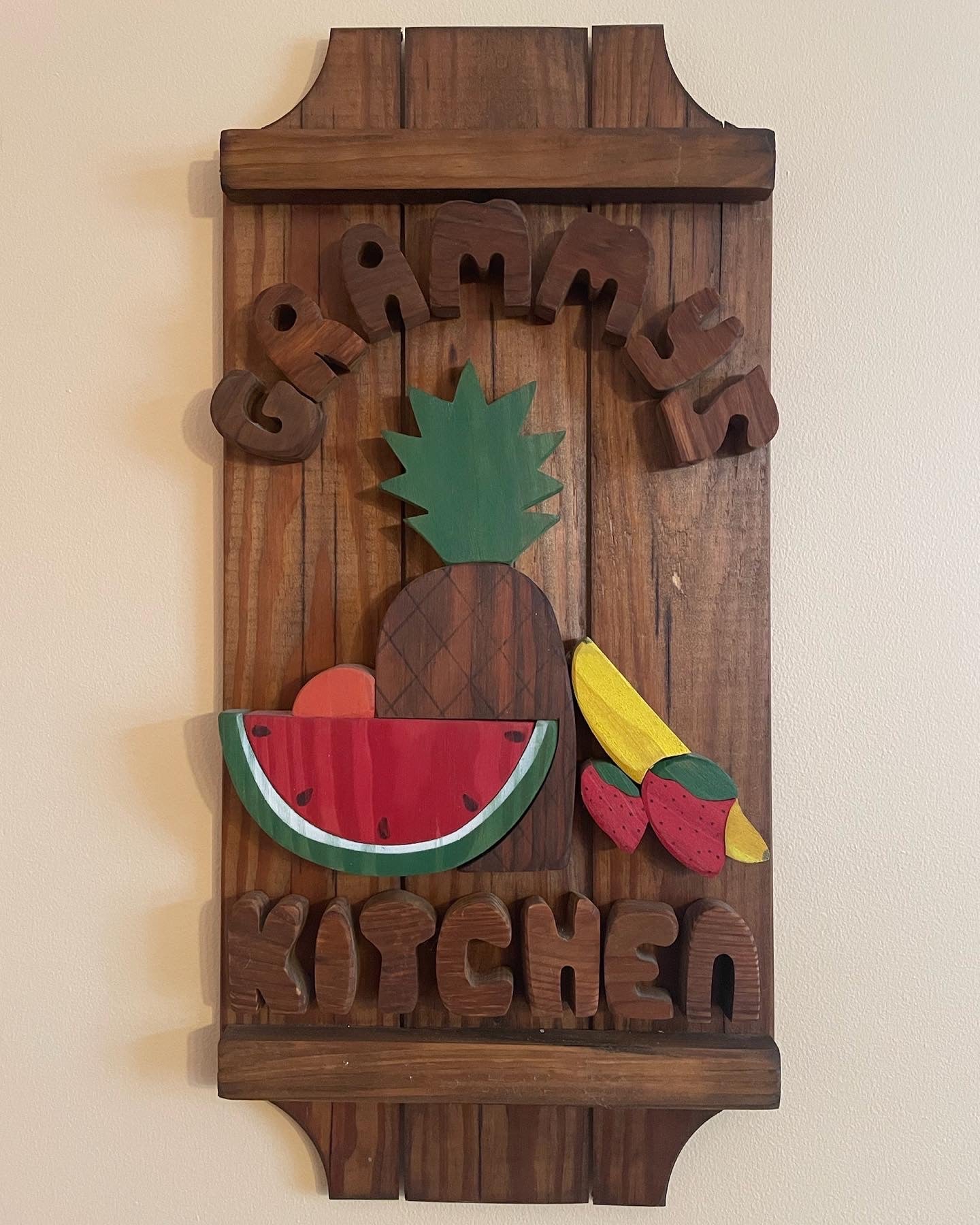 Grammy's Kitchen Plaque