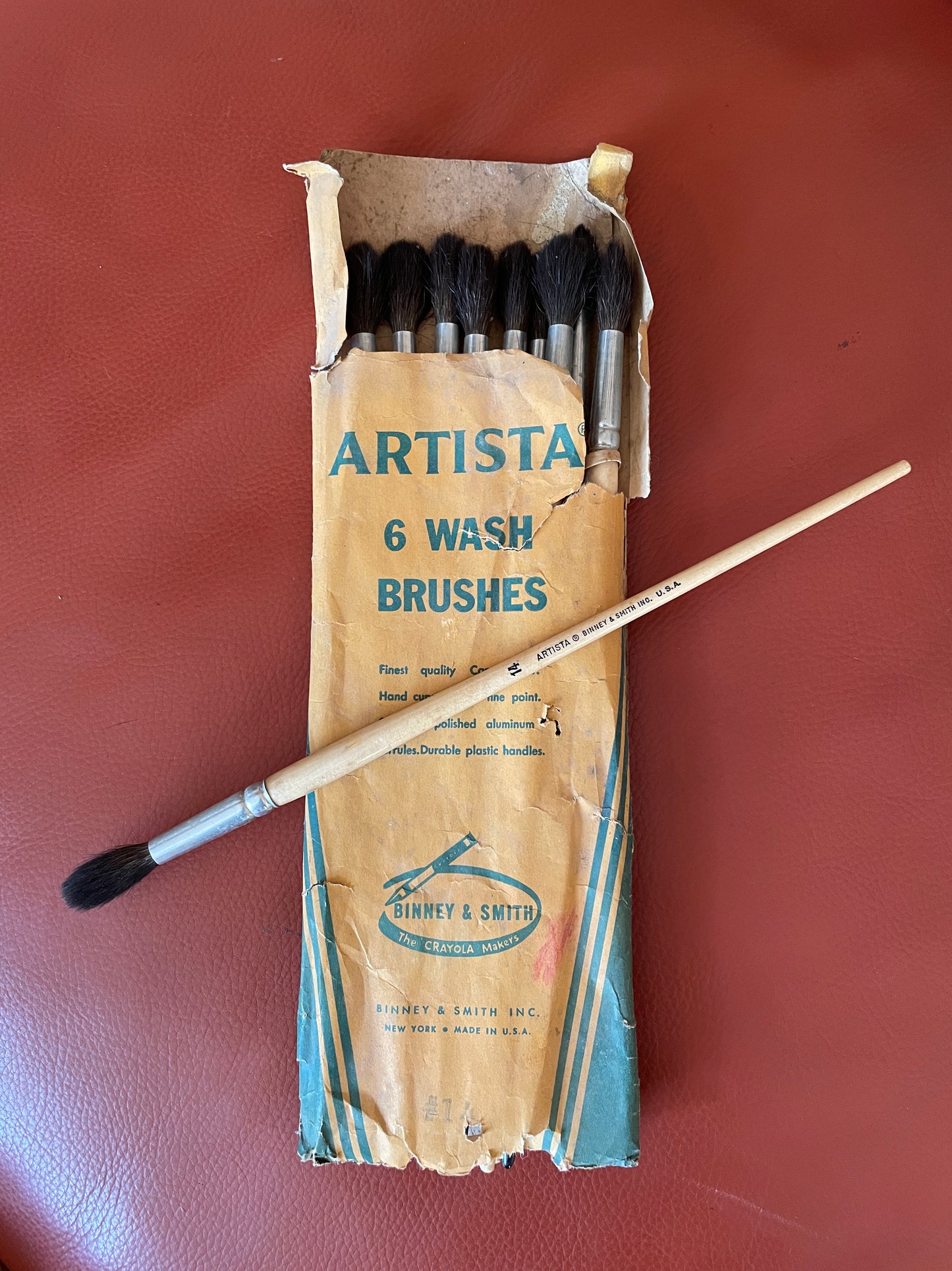 Collection of Vintage Paint Brushes