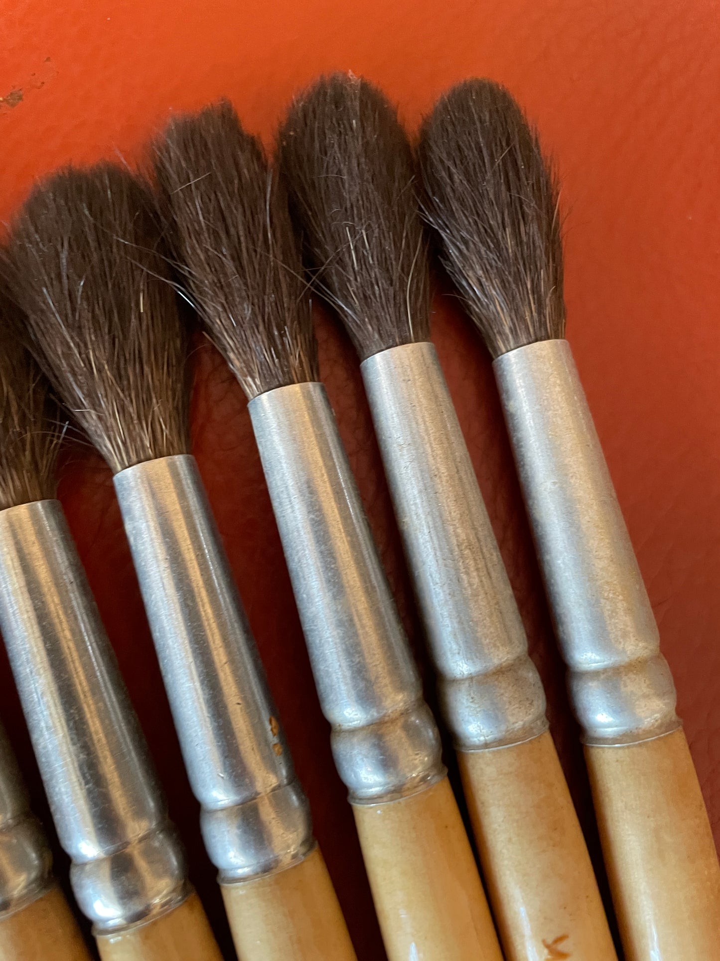 Collection of Vintage Paint Brushes