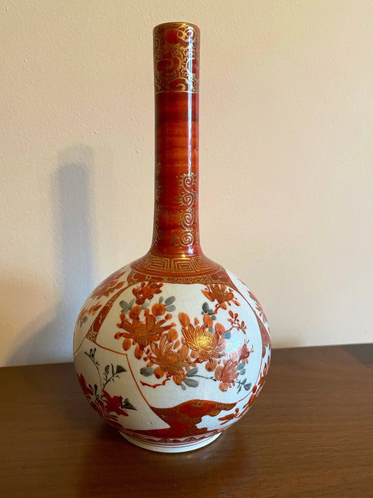 Antique Japanese Kutani Vase