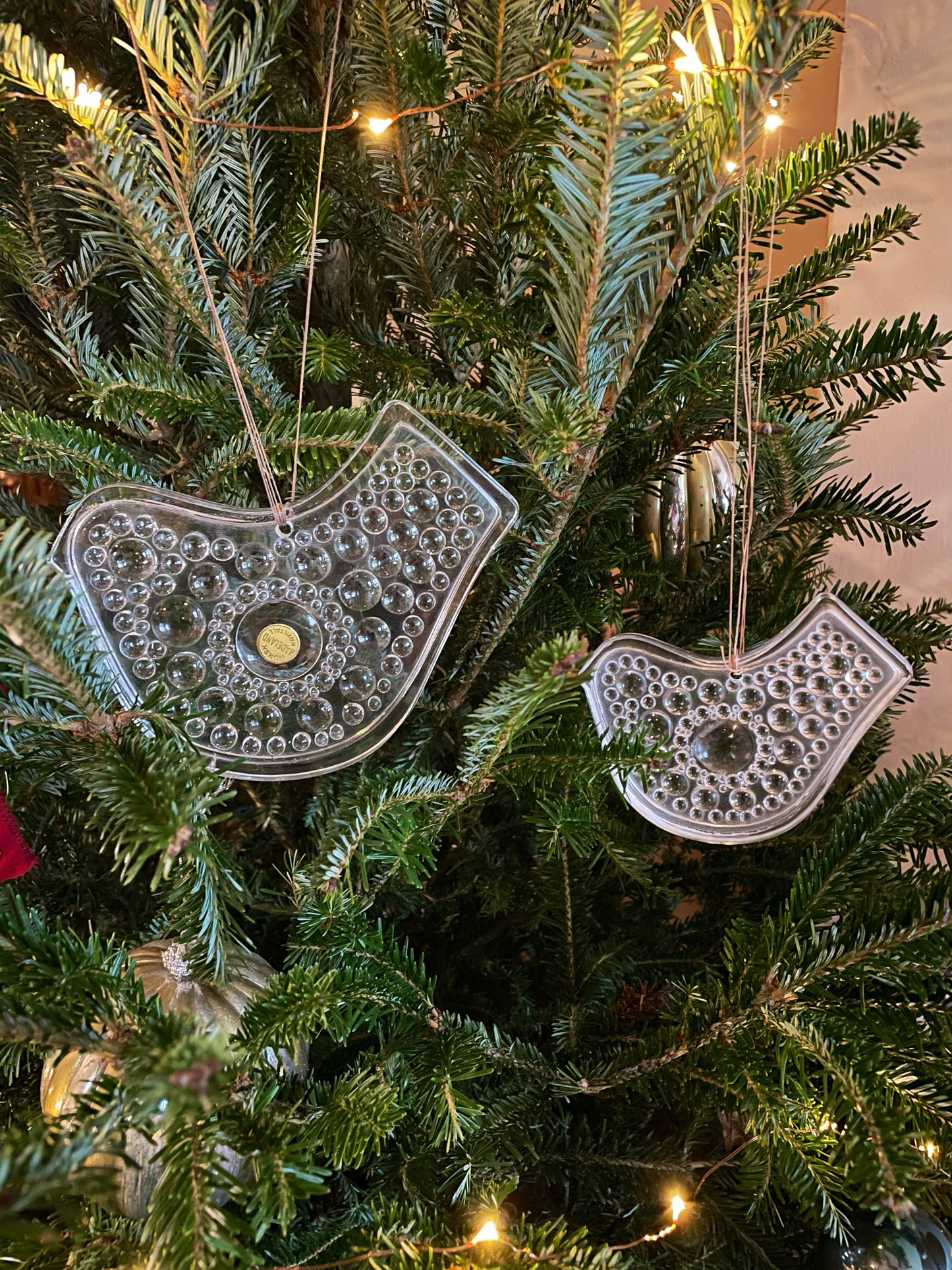 Hadeland Norsk Krystal Bird Ornaments