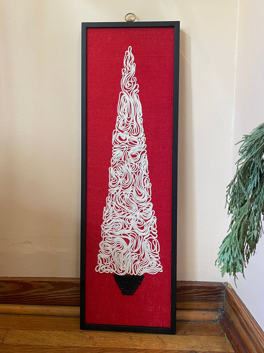 Handmade Yarn Art Christmas Tree