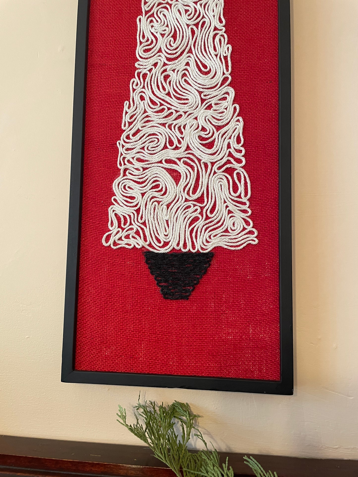 Handmade Yarn Art Christmas Tree