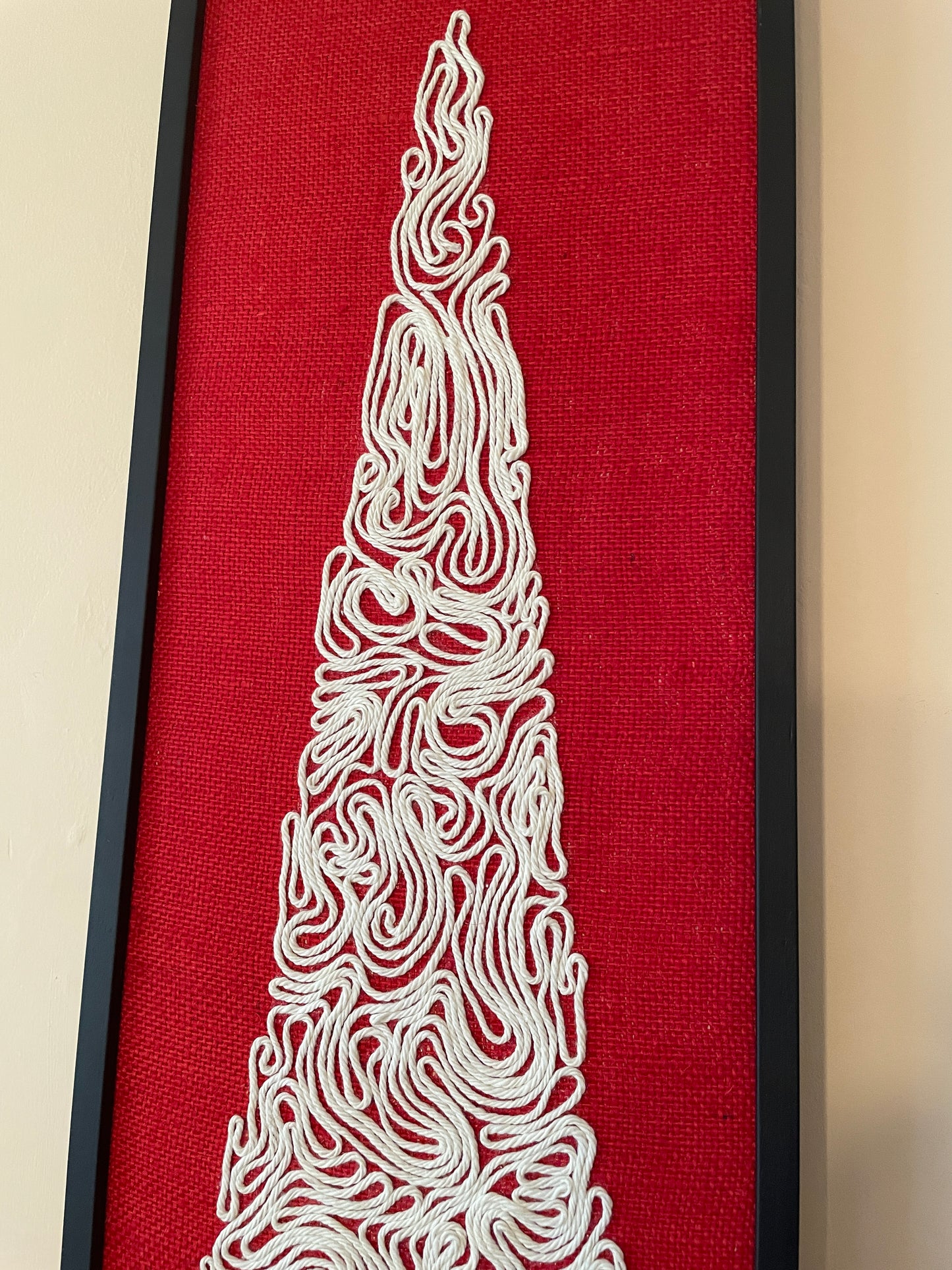 Handmade Yarn Art Christmas Tree