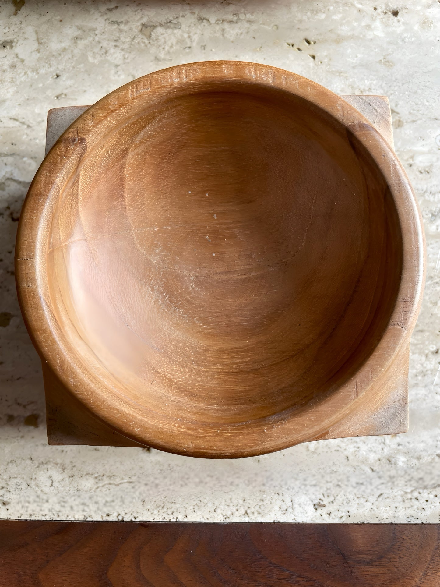 Pair of Turned Wood Bowls