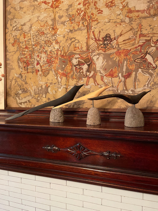 Trio of Decorative Birds