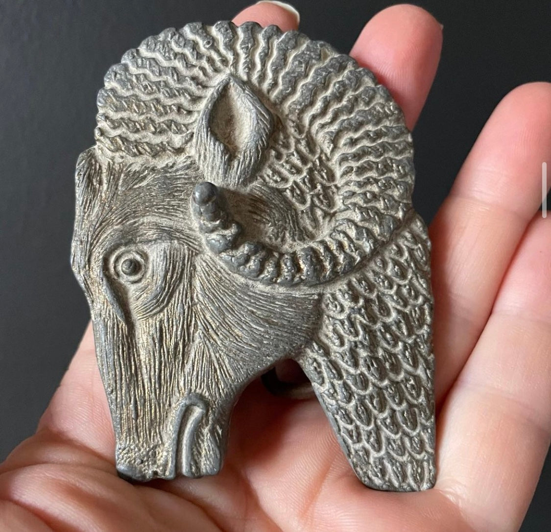 Ram's Head Belt Buckle