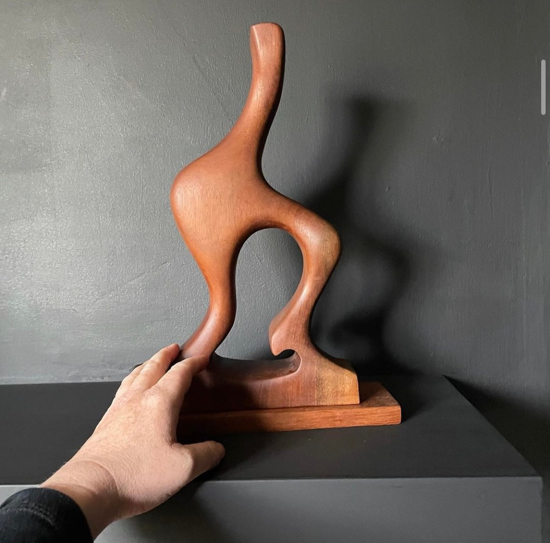 Solid Wood Abstract Sculpture