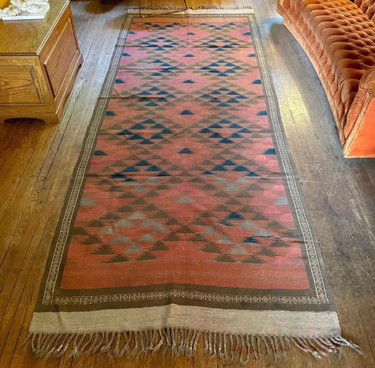 Pinks, Beiges & Blues Turkish Kilim