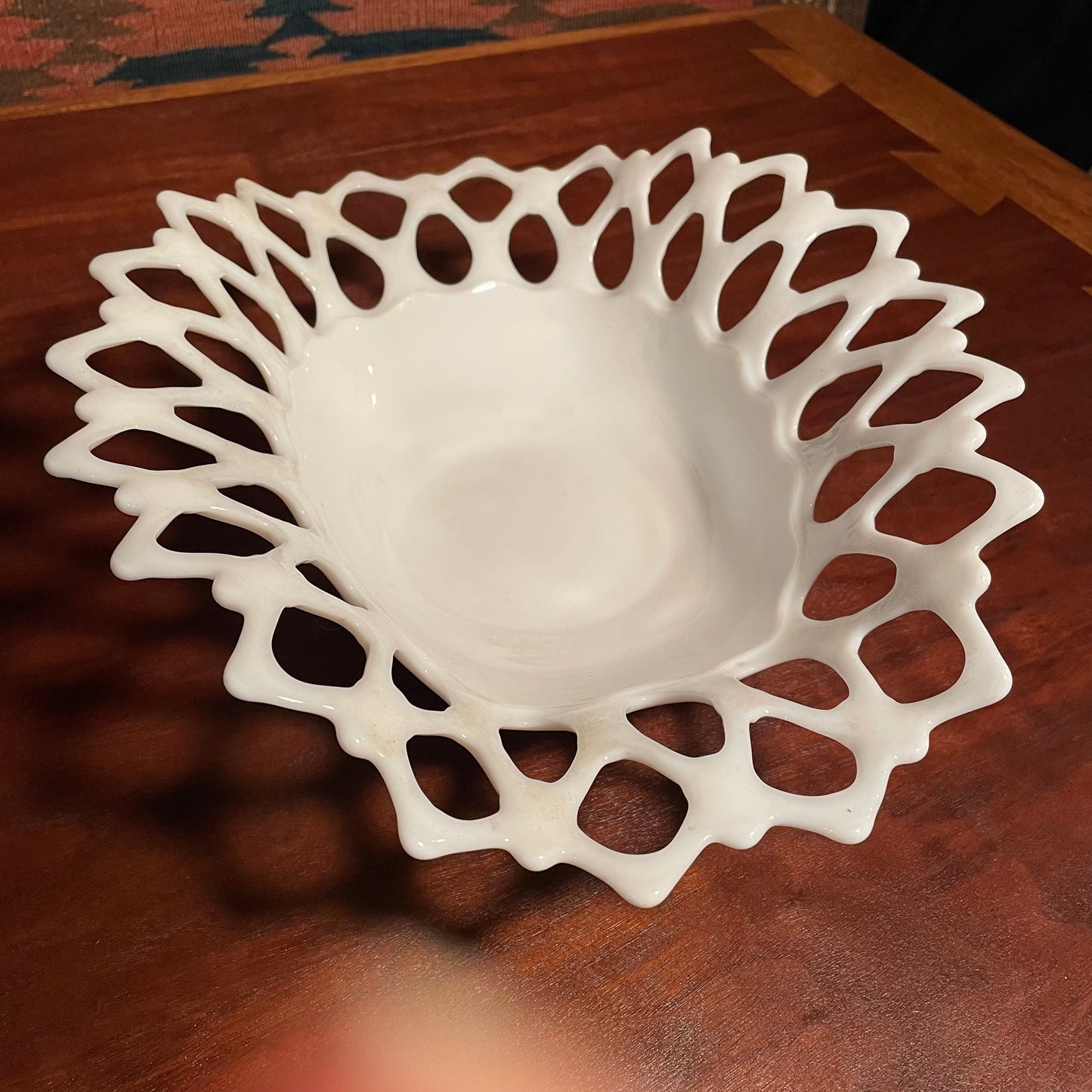 Glass Lattice Bowl