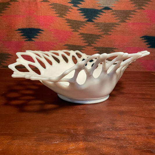 Glass Lattice Bowl