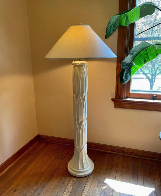 80's Plaster Floor Lamp